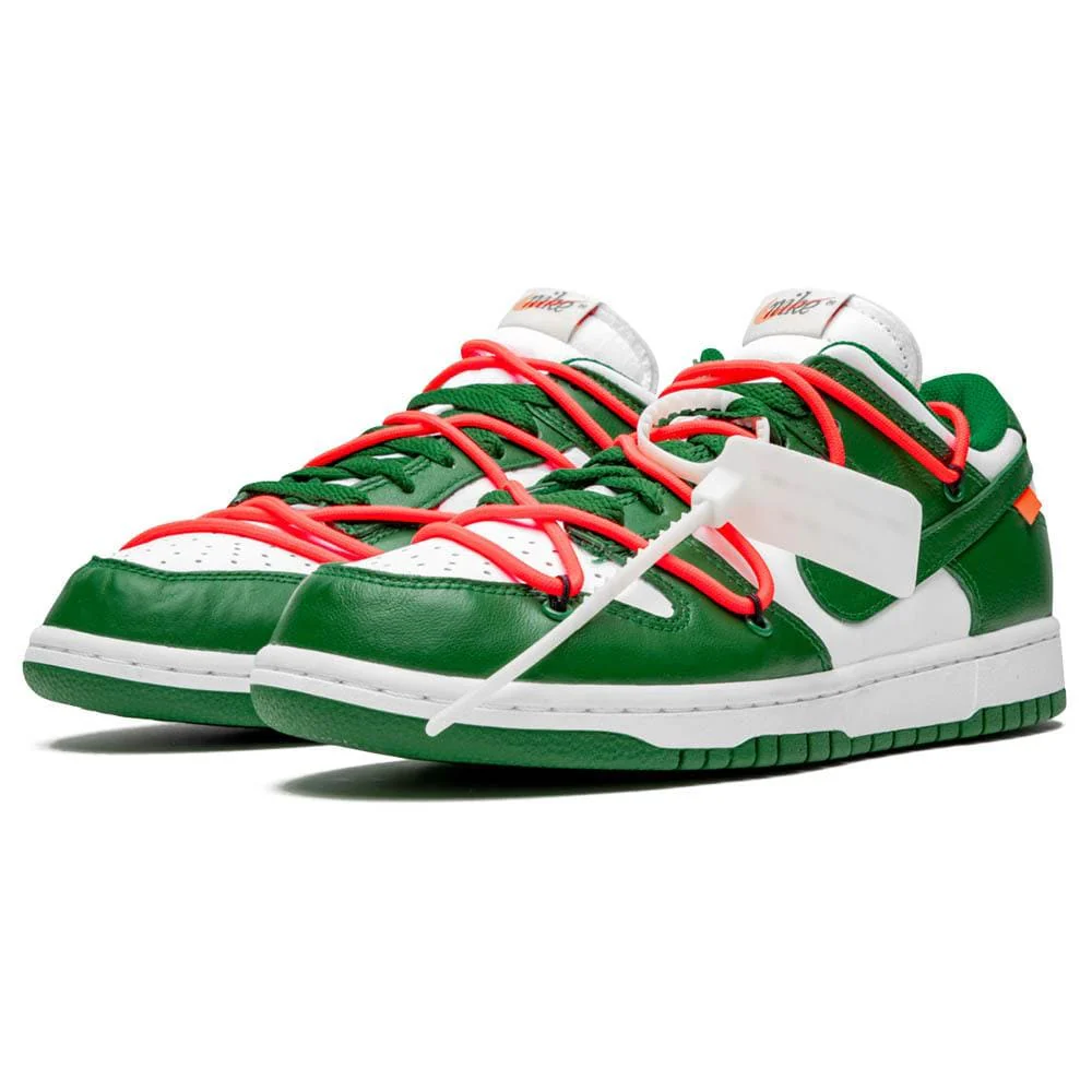 OFF-WHITE x Nike Dunk Low 'Pine Green' - Image 2
