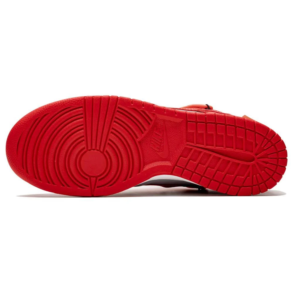 OFF-WHITE x Nike Dunk Low 'University Red' - Image 5