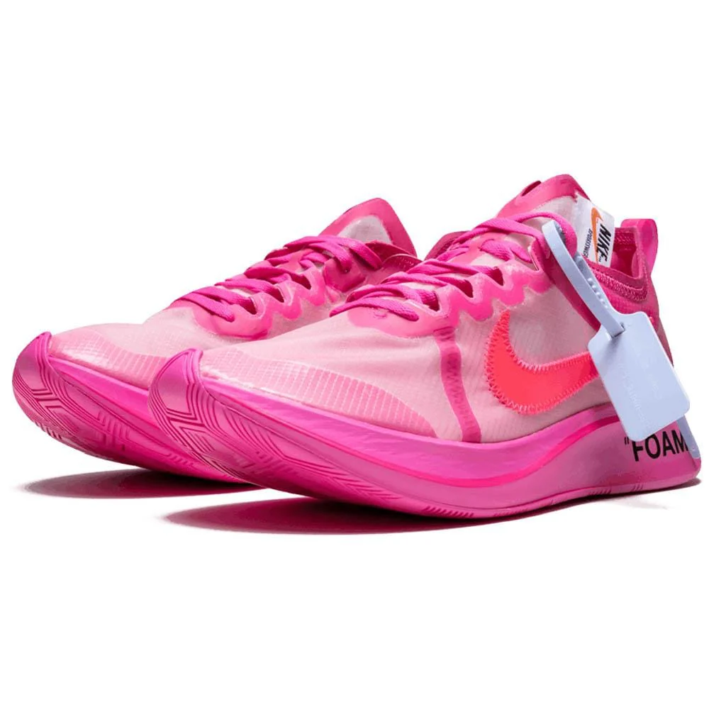 Off-White x Nike Zoom Fly SP Pink - Image 2
