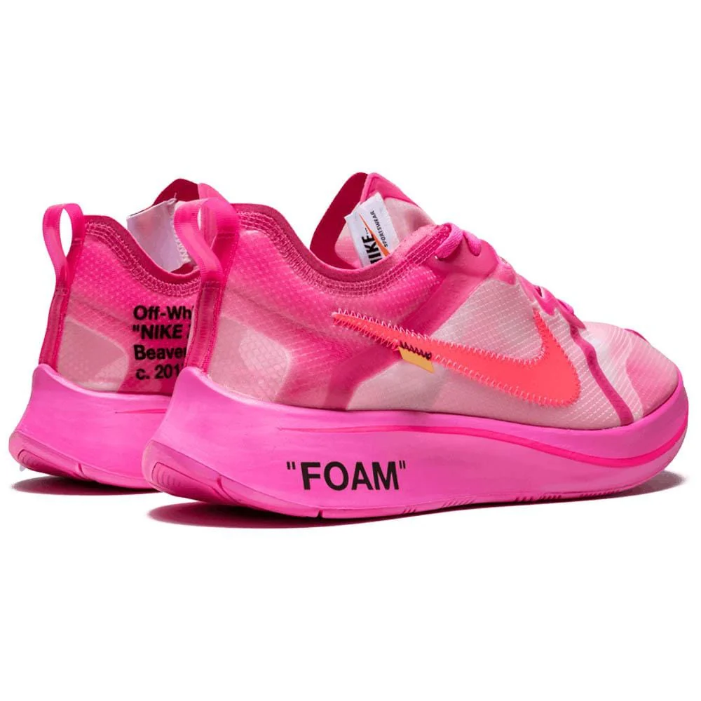 Off-White x Nike Zoom Fly SP Pink - Image 3