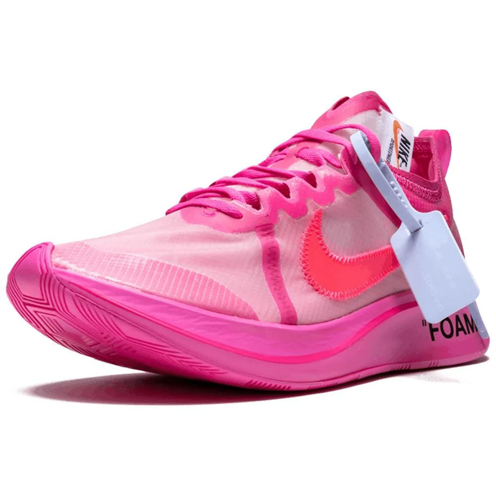 Off-White x Nike Zoom Fly SP Pink - Image 4