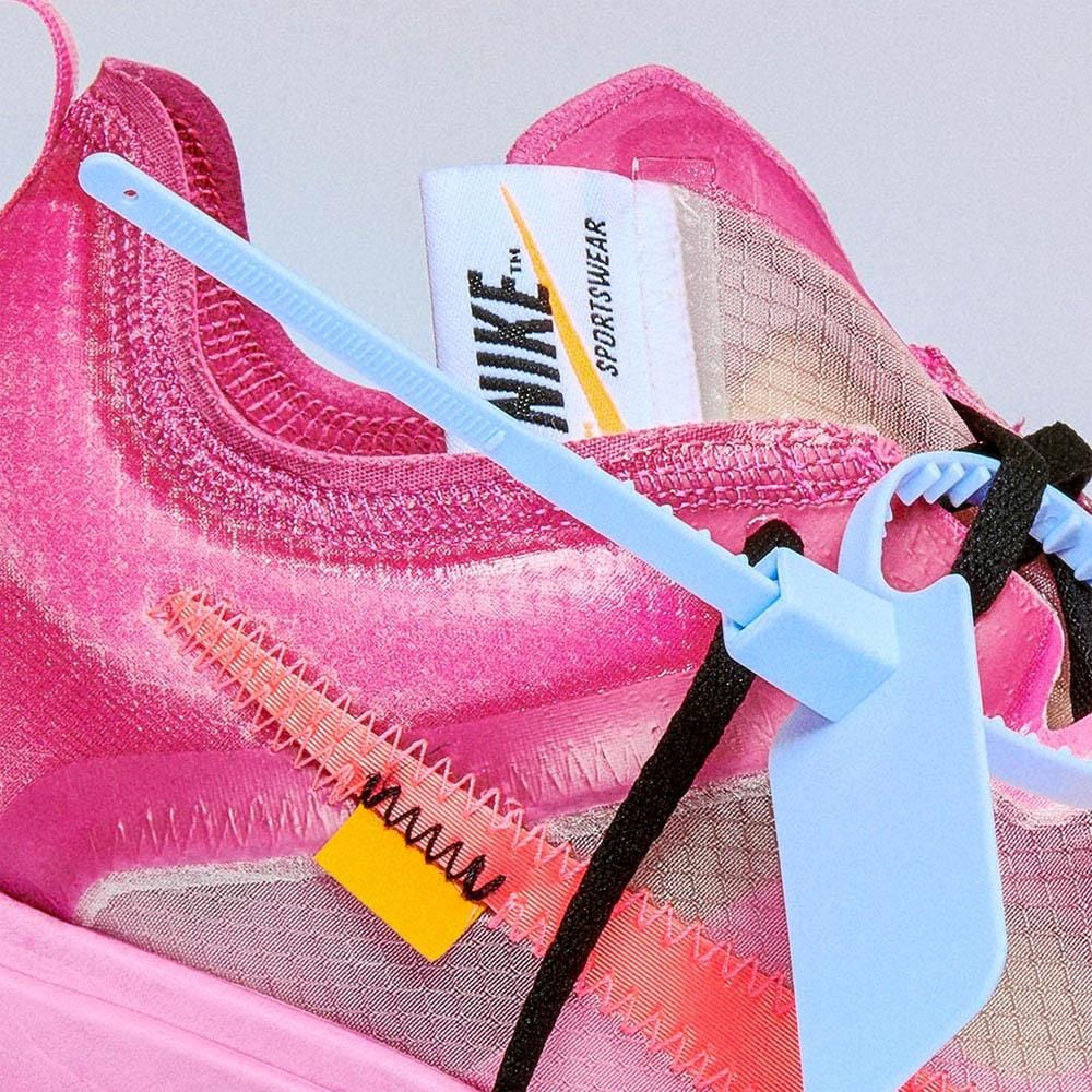 Off-White x Nike Zoom Fly SP Pink - Image 7