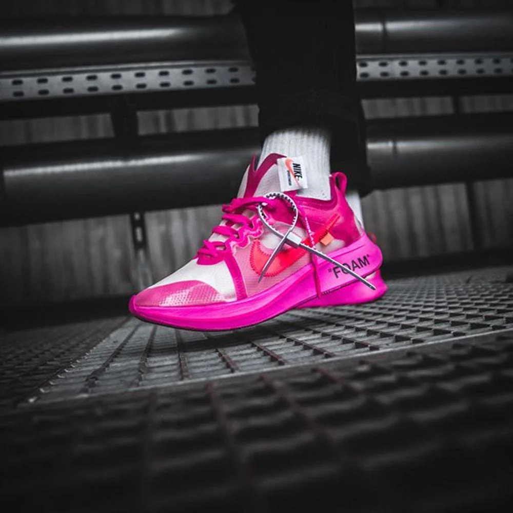 Off-White x Nike Zoom Fly SP Pink - Image 8