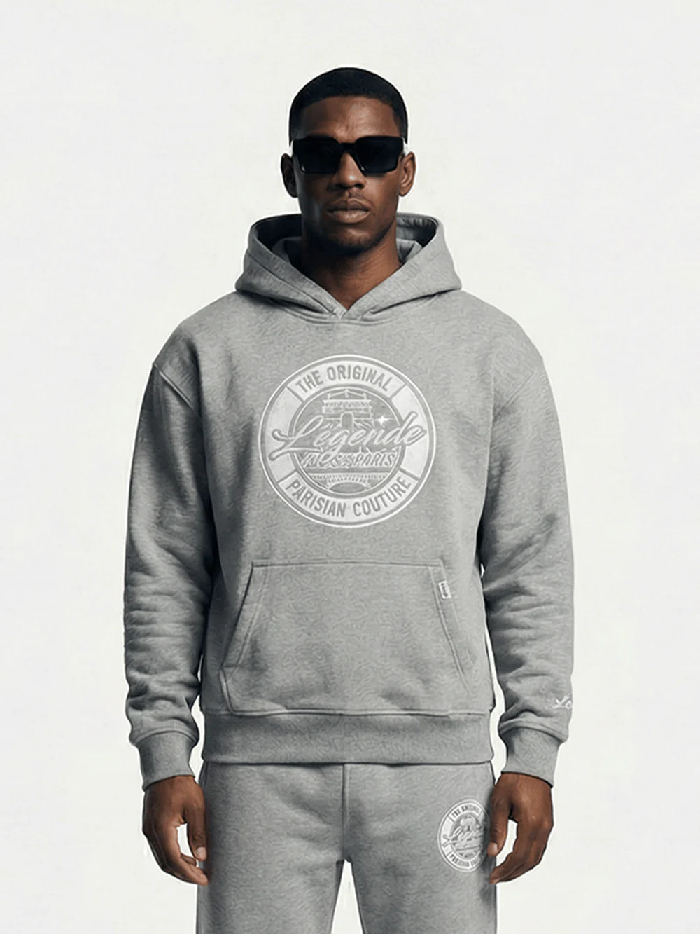 Legende Paris OG Hoodie - Grey - Image 2