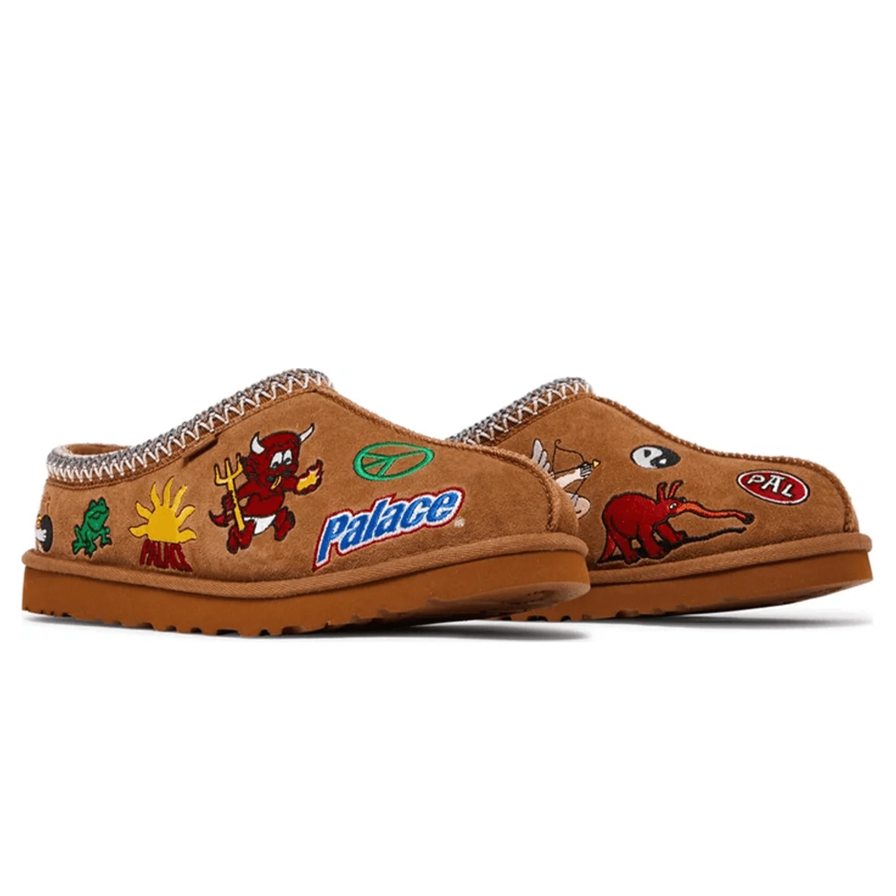Palace x UGG Tasman Slipper 'Chestnut' - Image 3