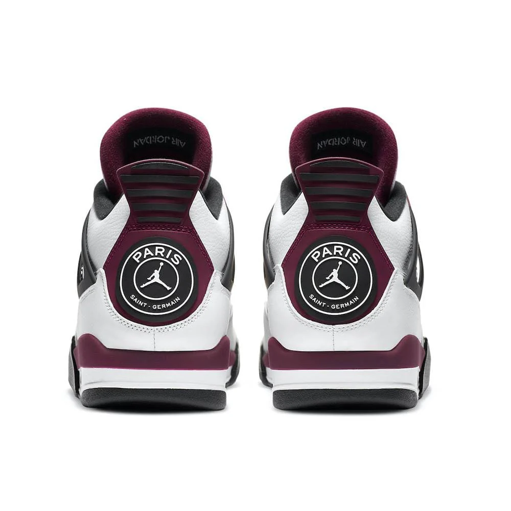 Paris Saint-Germain x Air Jordan 4 Retro 'Bordeaux' - Image 4