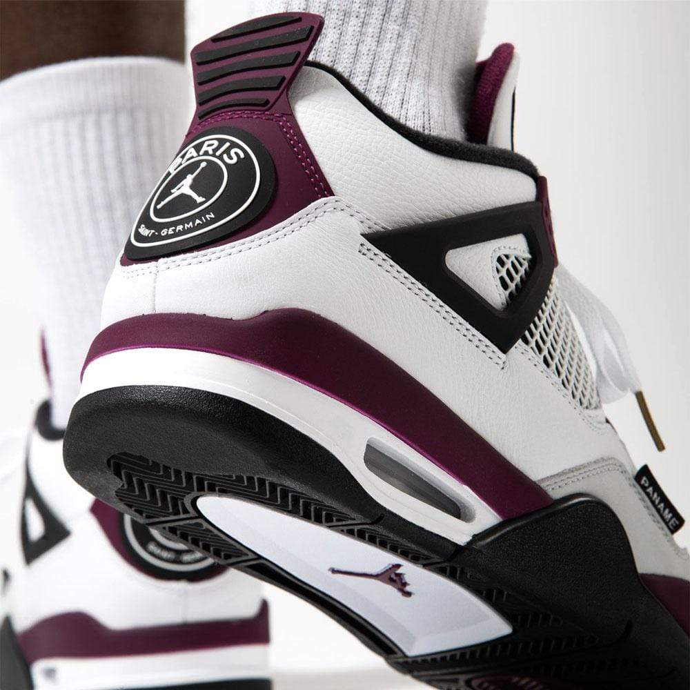 Paris Saint-Germain x Air Jordan 4 Retro 'Bordeaux' - Image 8