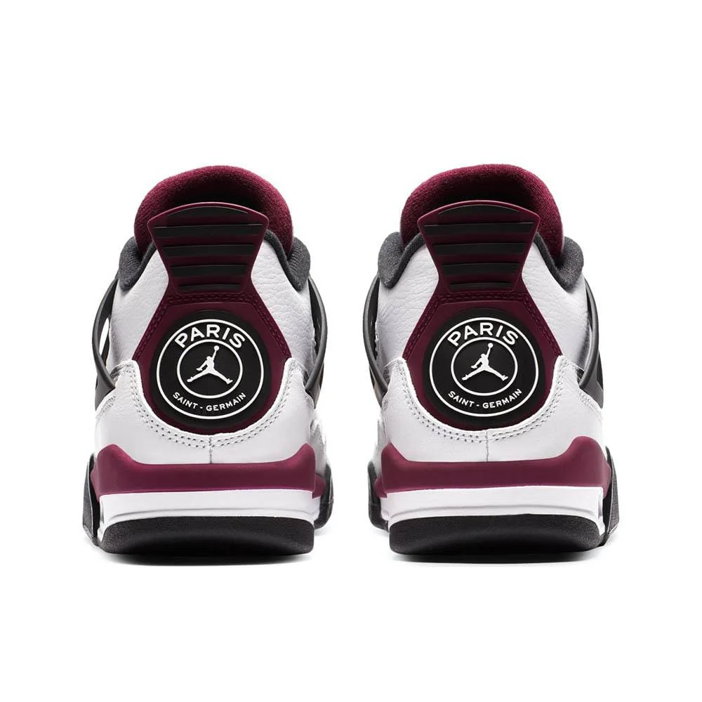 Paris Saint-Germain x Air Jordan 4 Retro GS 'Bordeaux' - Image 3