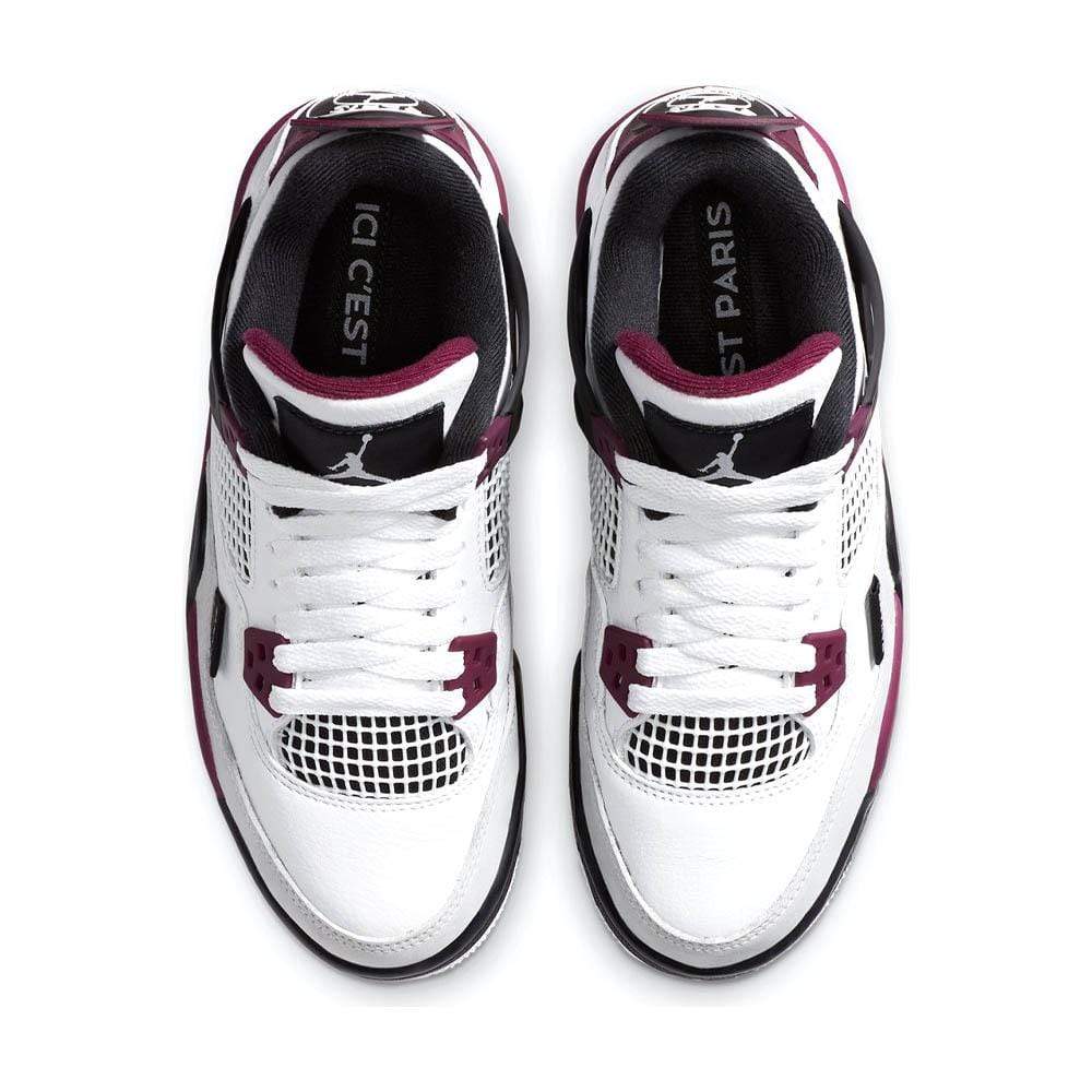 Paris Saint-Germain x Air Jordan 4 Retro GS 'Bordeaux' - Image 4