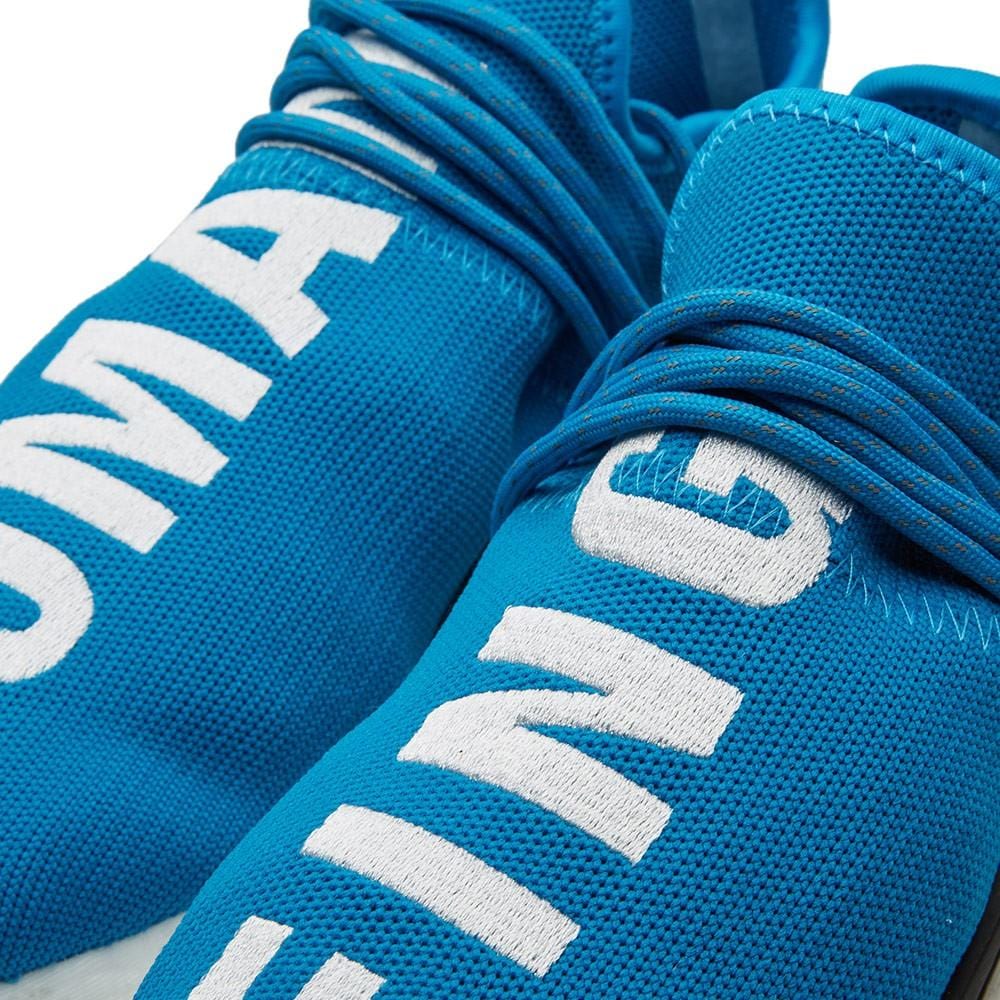 PHARRELL WILLIAMS X ADIDAS HU HUMAN RACE NMD - BLUE - Image 4