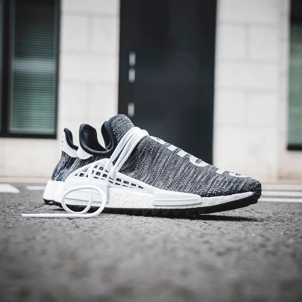 Pharrell Williams x adidas NMD Human Race Trail Core Black-White - Image 7
