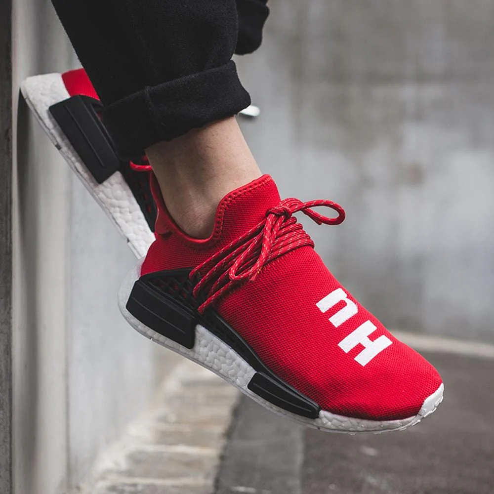 Pharrell Williams x adidas NMD HU  Scarlet - Image 4