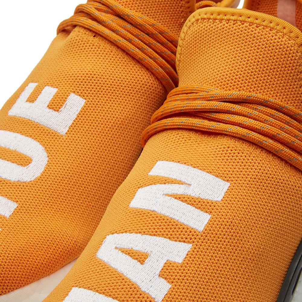 PHARRELL WILLIAMS X ADIDAS NMD HUMAN RACE TANGERINE - Image 4