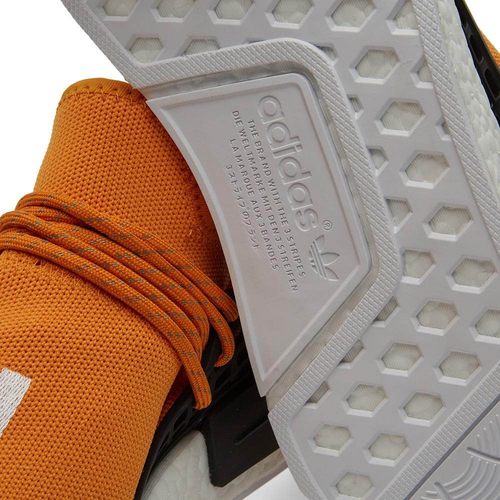 PHARRELL WILLIAMS X ADIDAS NMD HUMAN RACE TANGERINE - Image 5