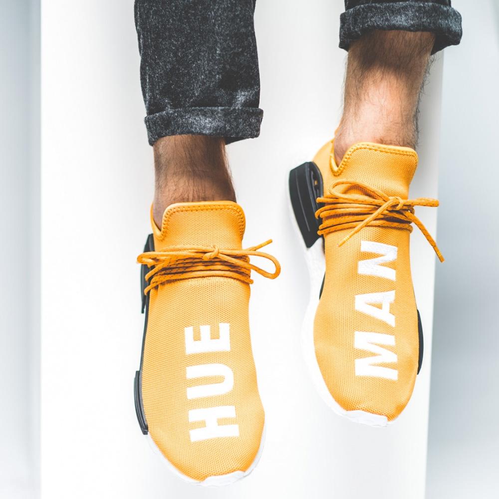 PHARRELL WILLIAMS X ADIDAS NMD HUMAN RACE TANGERINE - Image 8