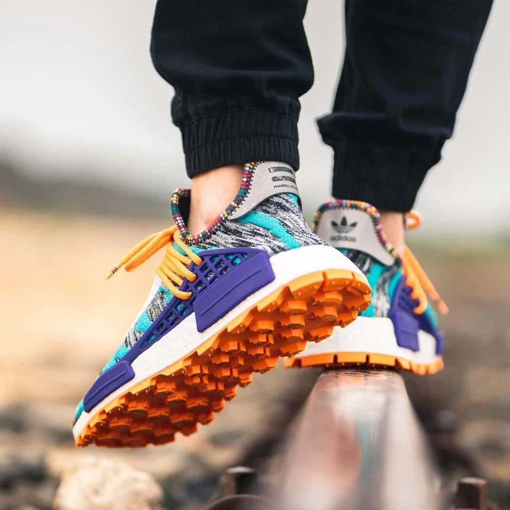 Pharrell x adidas Afro NMD Hu Pack Aqua Multi - Image 9