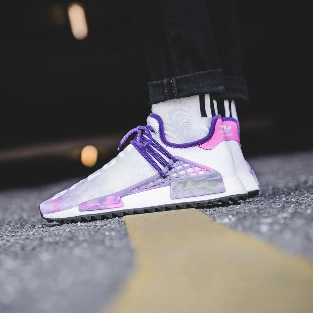 Pharrell x NMD Trail Holi Human Race 'Pink Glow' - Image 8