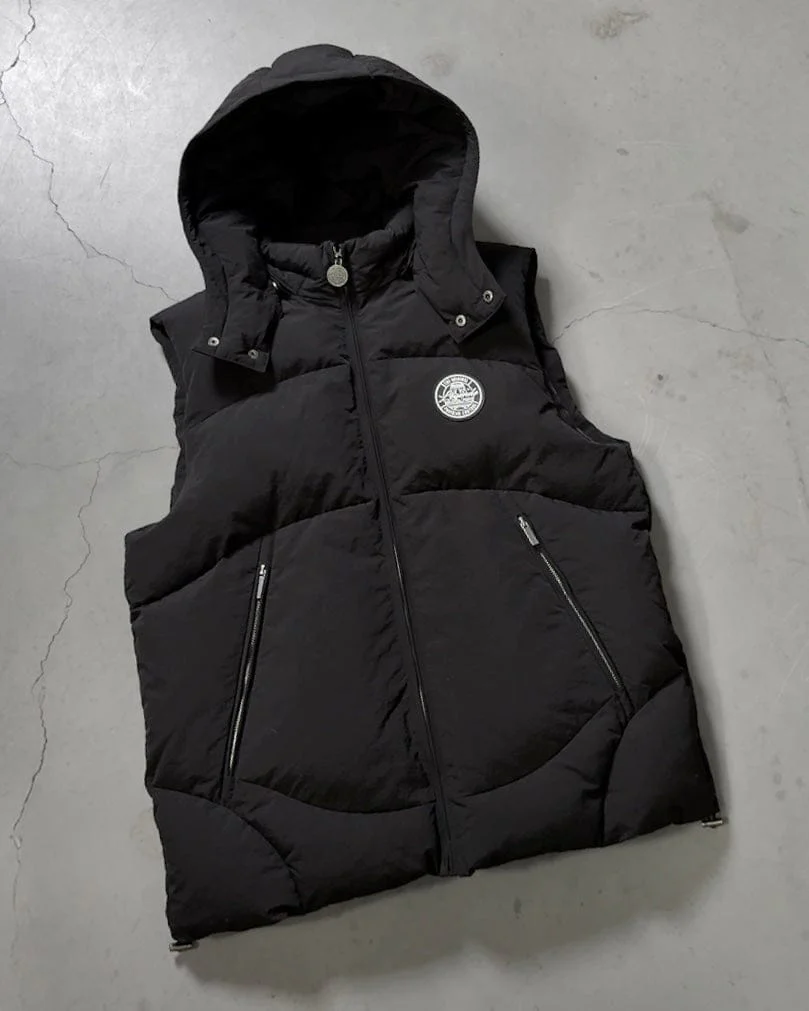 Legende Paris Puffer Bodywarmer - Black - Image 2