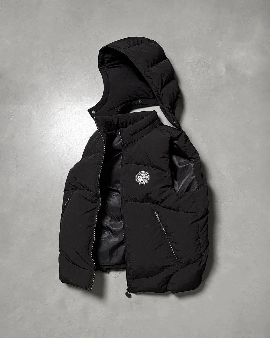 Legende Paris Puffer Bodywarmer - Black - Image 4