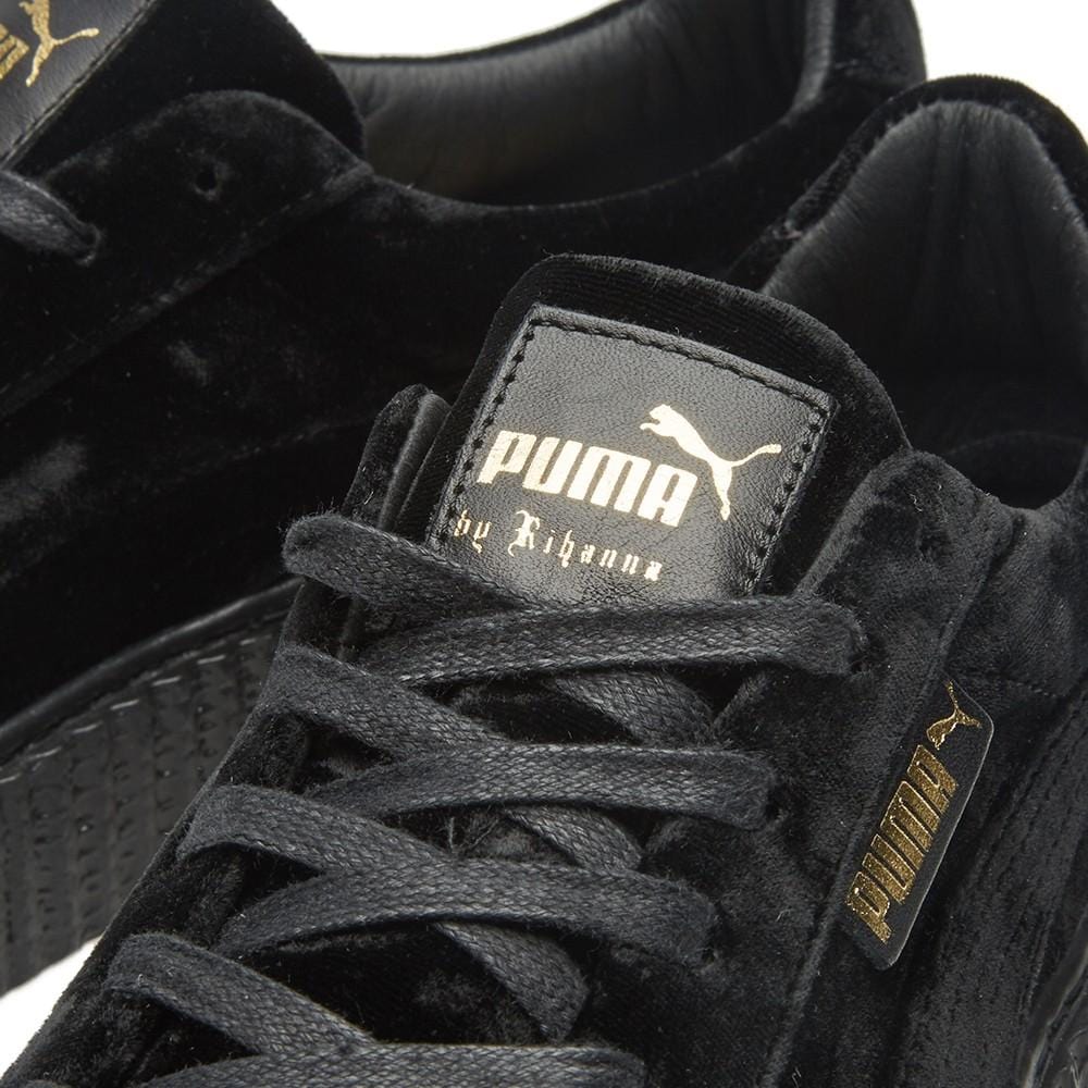 PUMA X FENTY CREEPER VELVET Black - Image 6