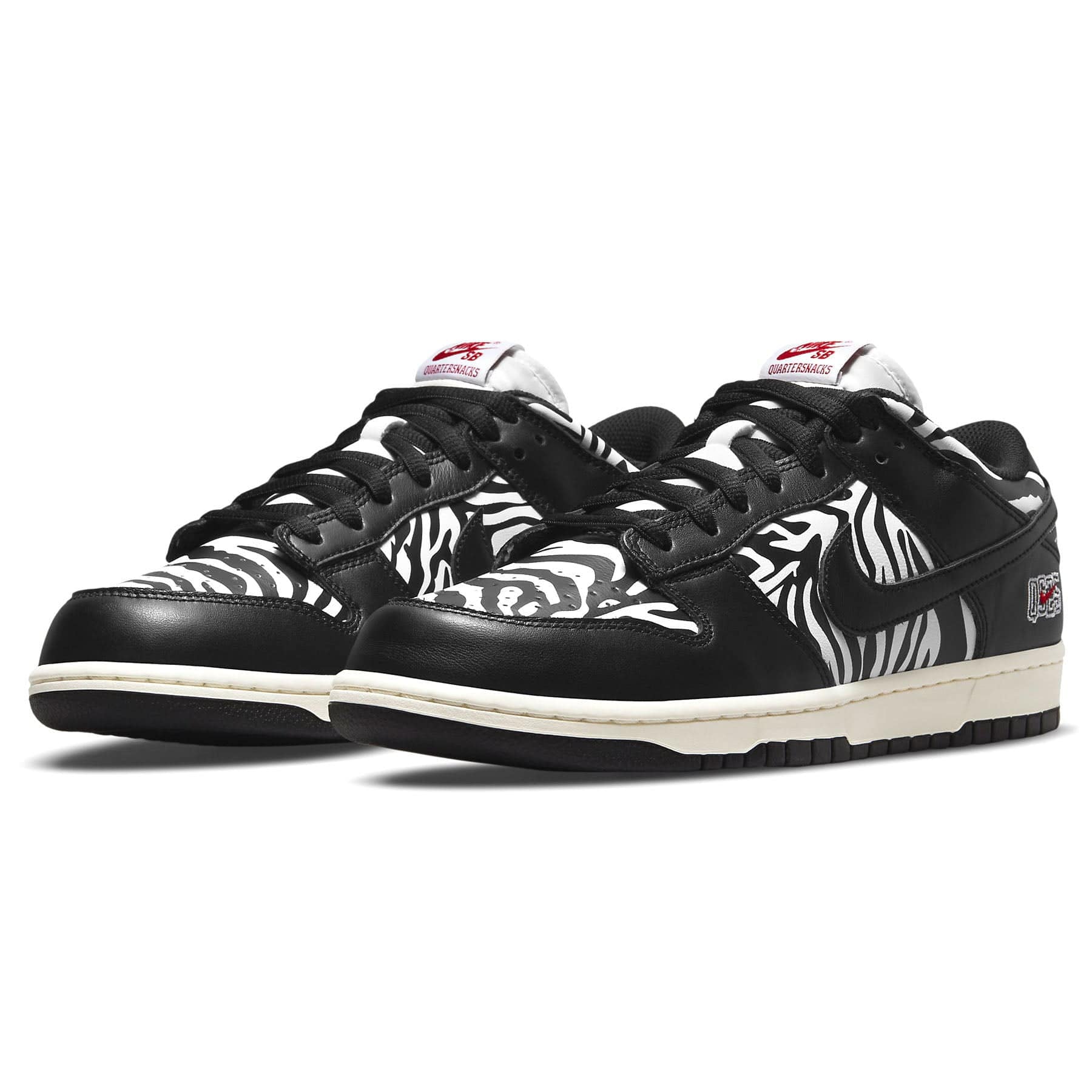 Nike Dunk Low SB x Quartersnacks 'Little Debbie's Zebra Cakes' - Image 2