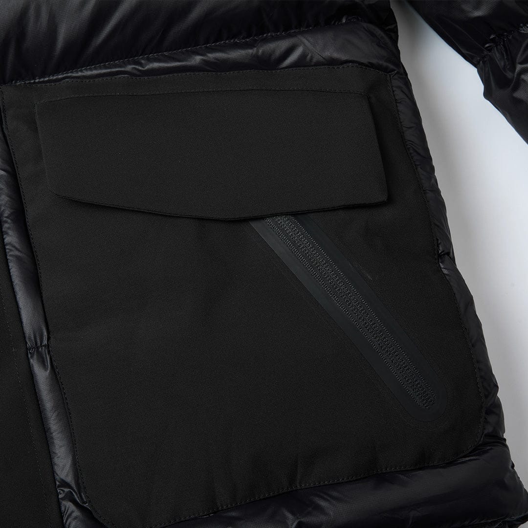 Helvetica Mountain Pioneers Queyras Hooded Down Jacket - Image 7