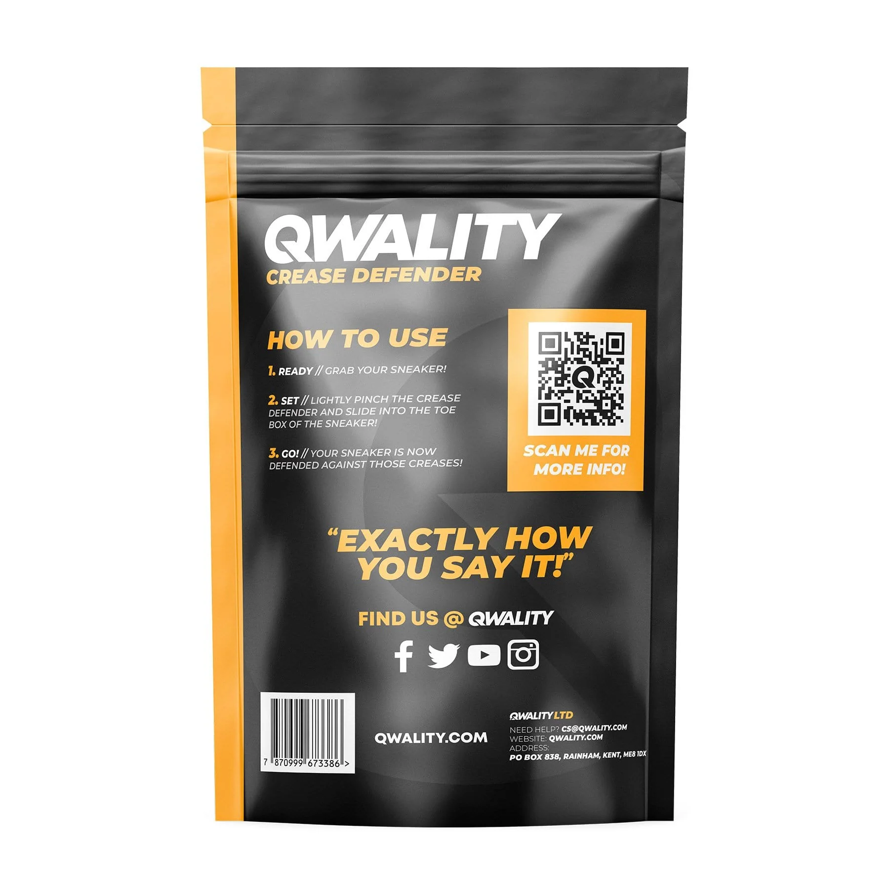 Qwality 'Crease Defender Trainer Shield' - Image 2