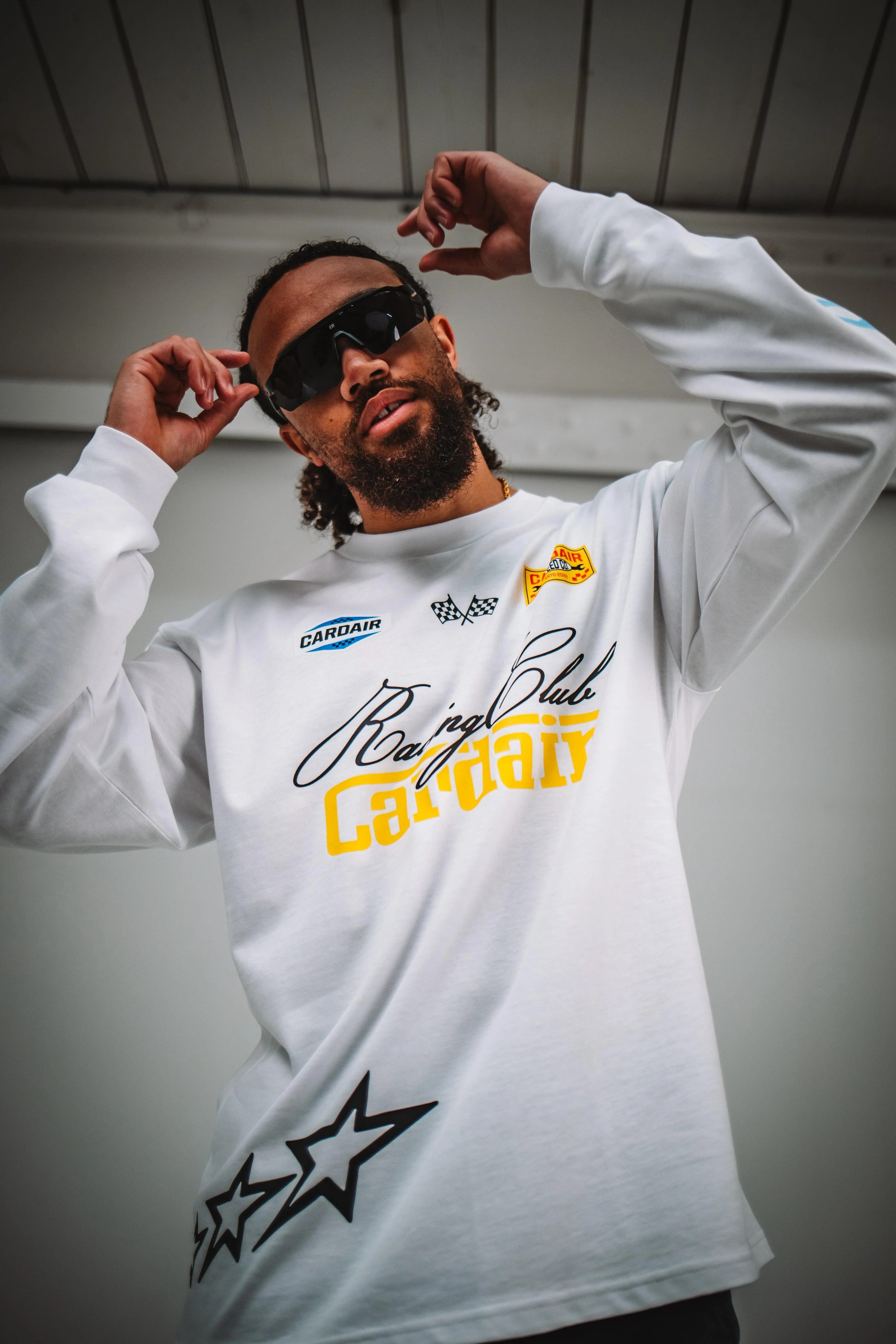 Cardair Racing Club Long Sleeve - White - Image 2