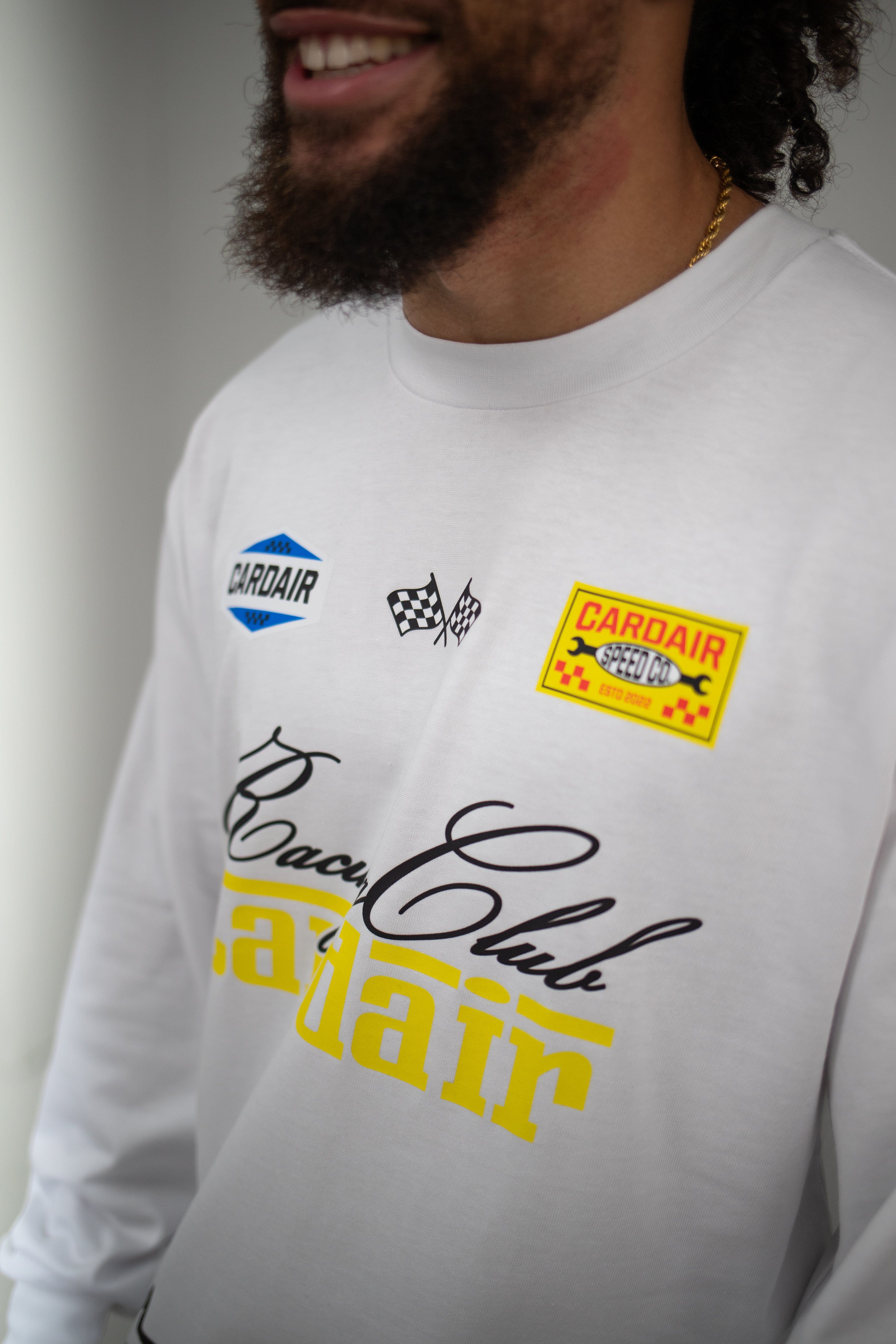 Cardair Racing Club Long Sleeve - White - Image 3