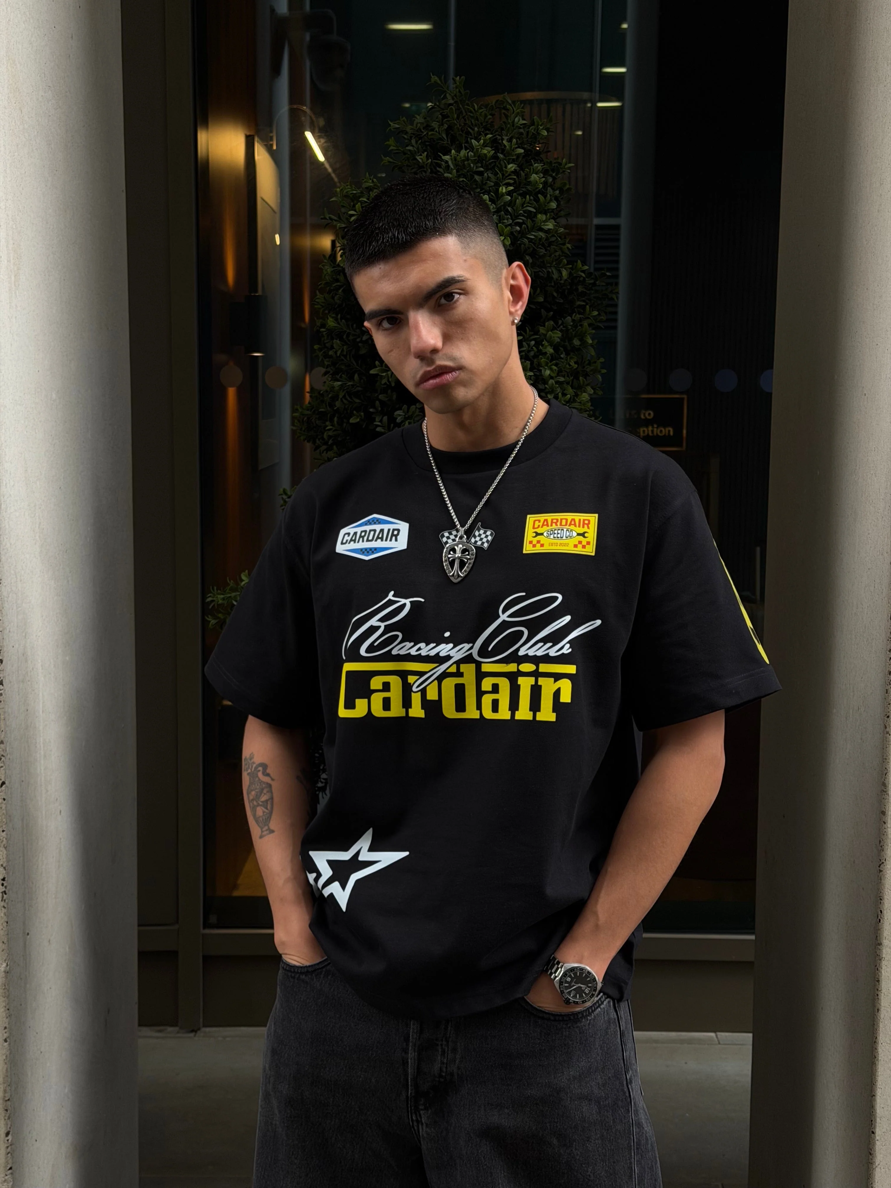 Cardair Racing Club T Shirt - Black - Image 2