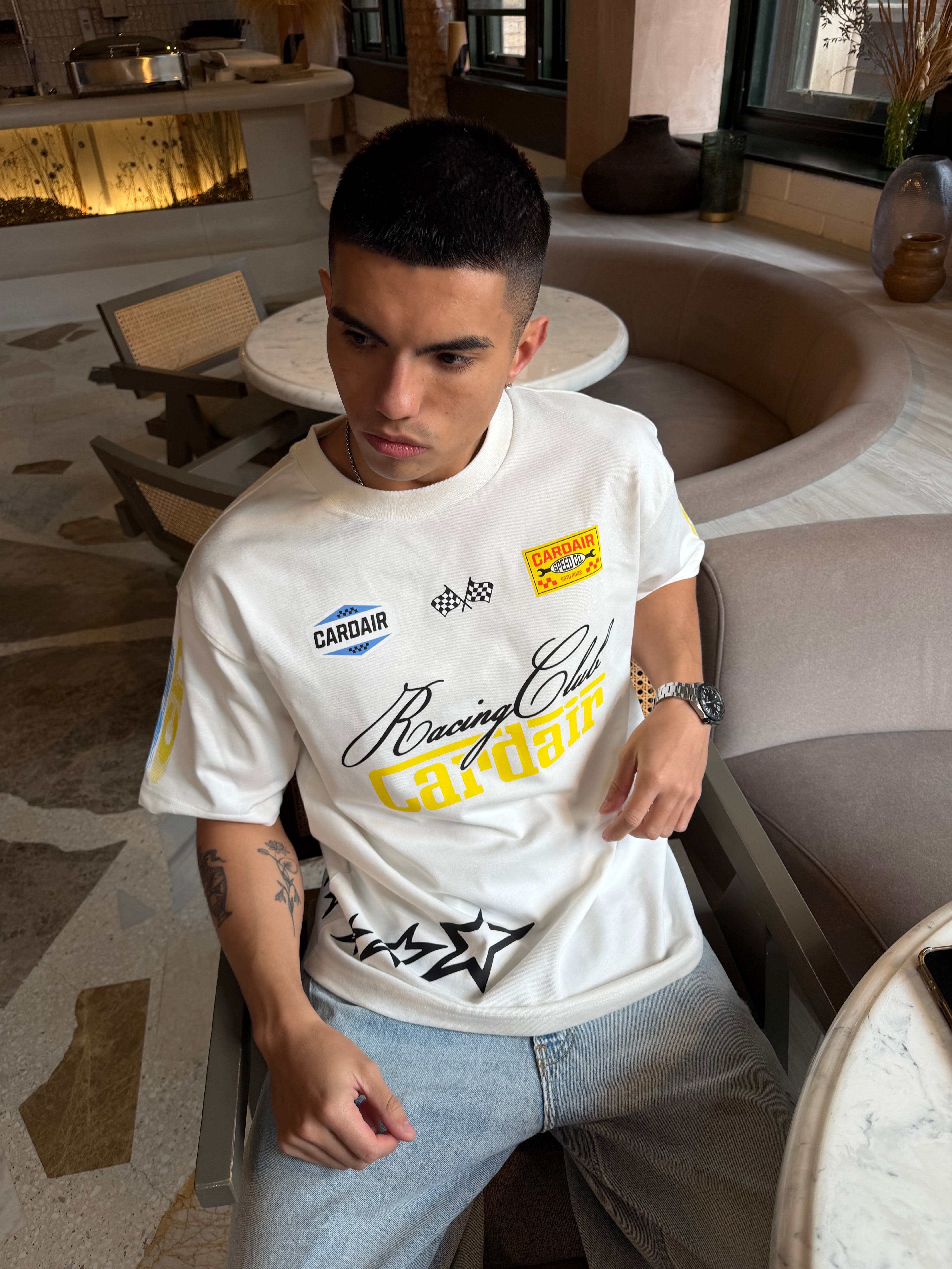 Cardair Racing Club T Shirt - White - Image 2