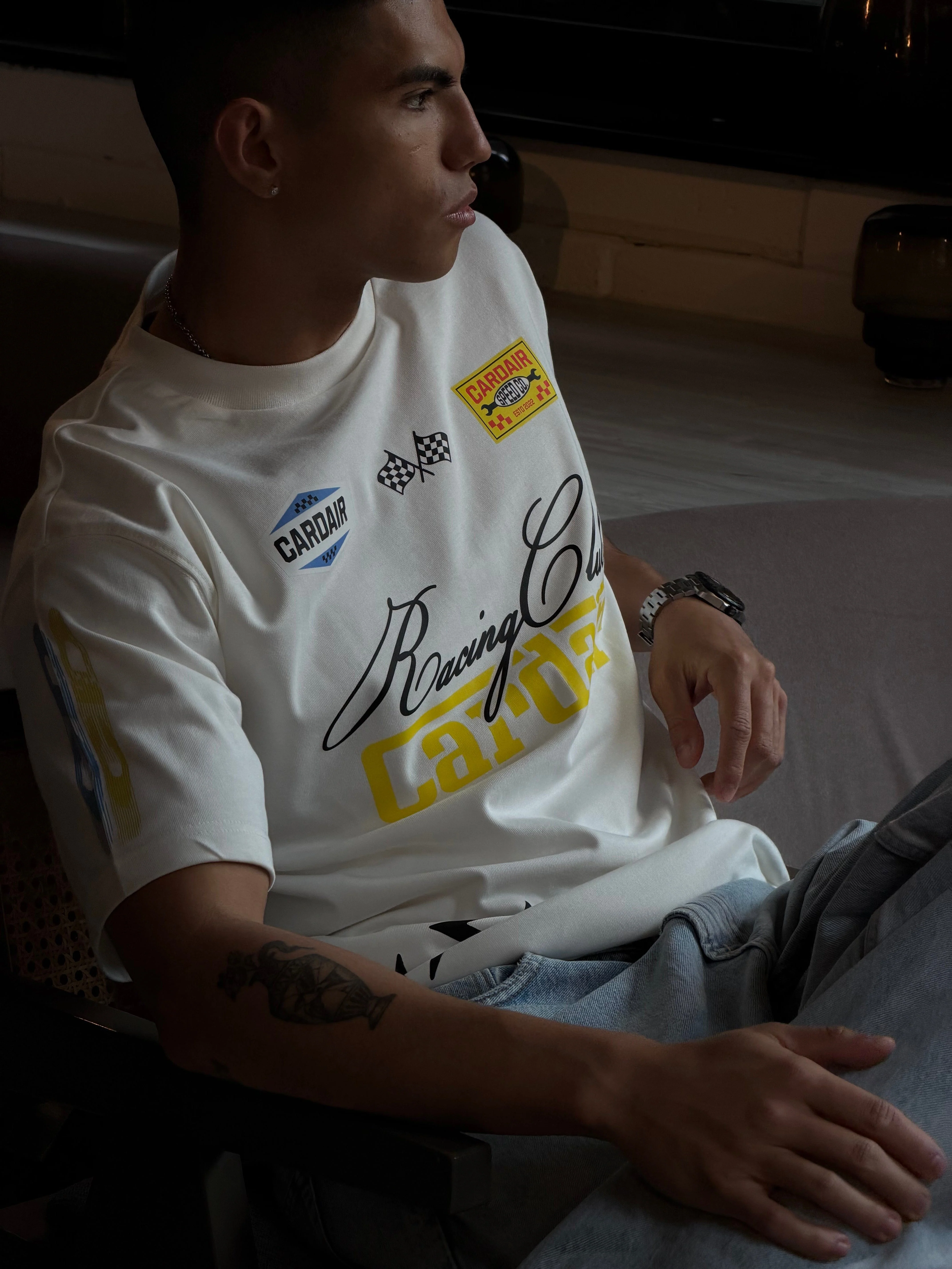 Cardair Racing Club T Shirt - White - Image 4