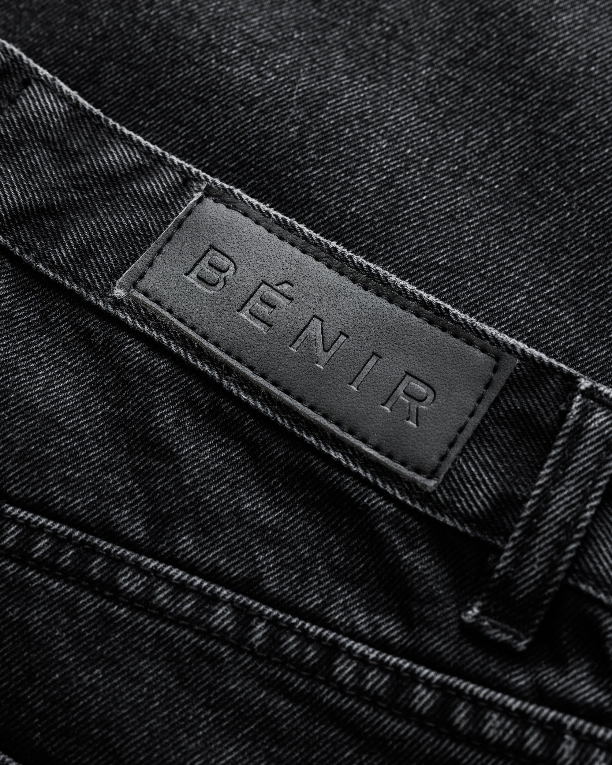 Benir Clothing Relaxed Carpenter Denim - Blackout - Image 5