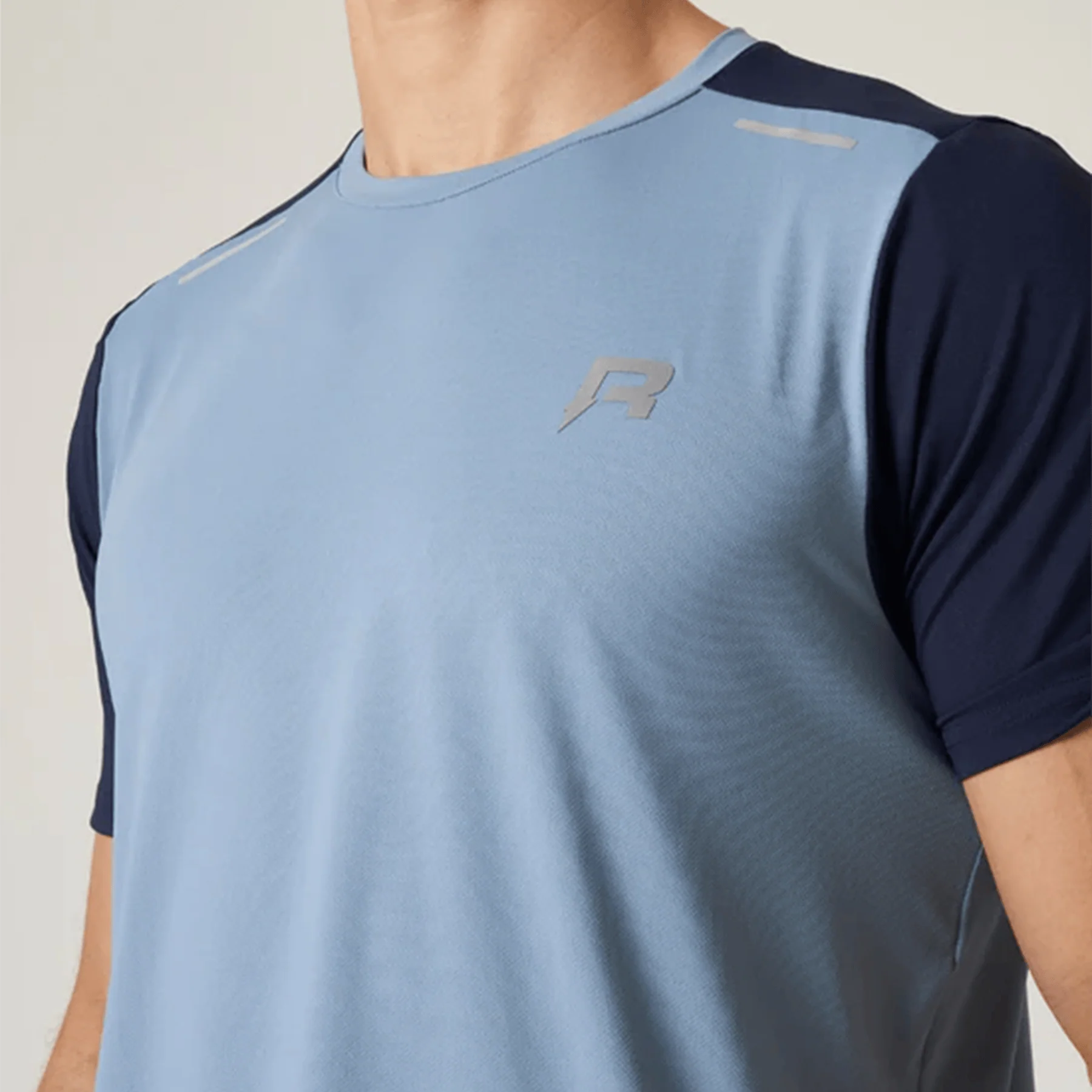 Reprimo Flight T-Shirt 'Dusty Blue Navy' - Image 3