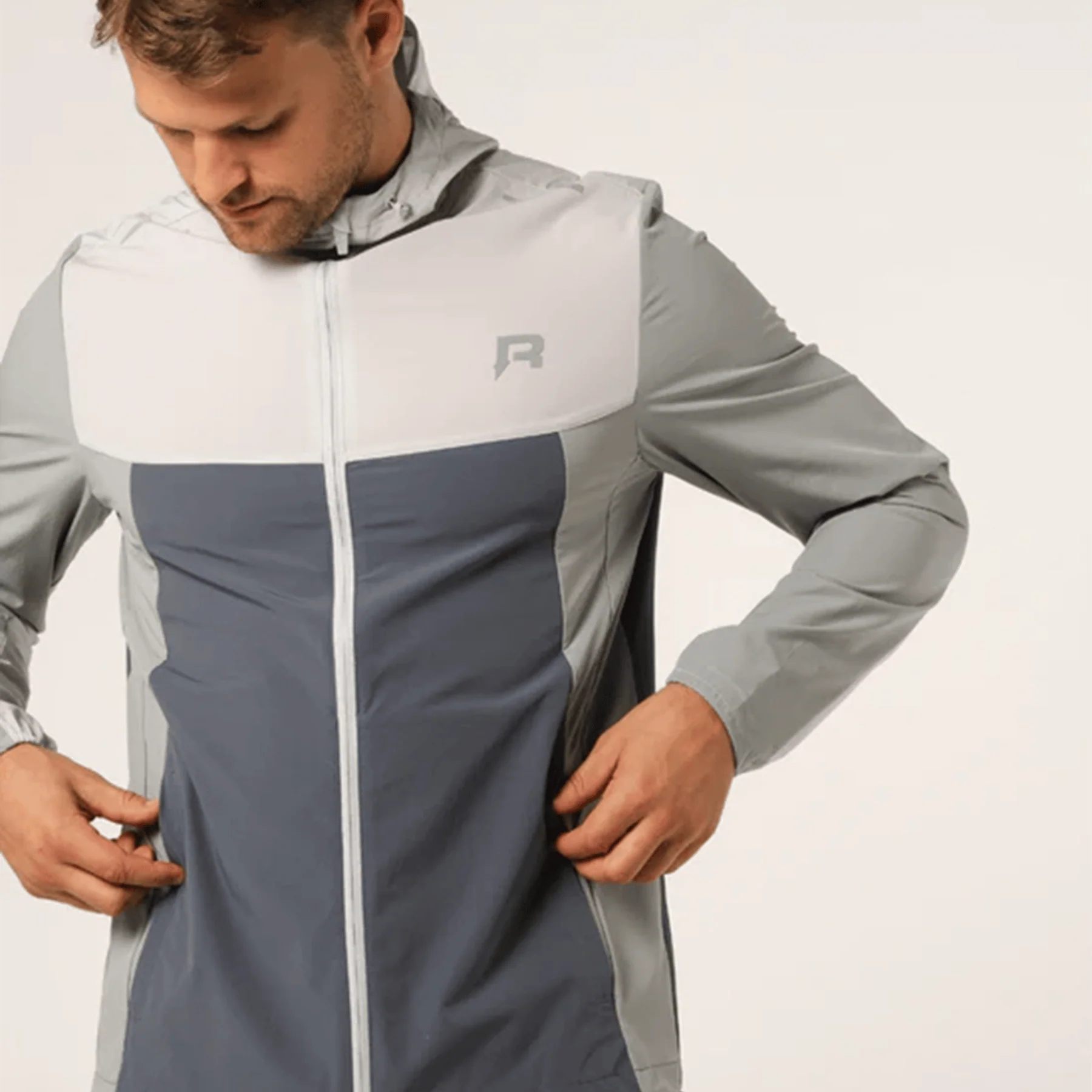 Reprimo Flight Windbreaker Jacket 'Vapor Blue Turbulence' - Image 3