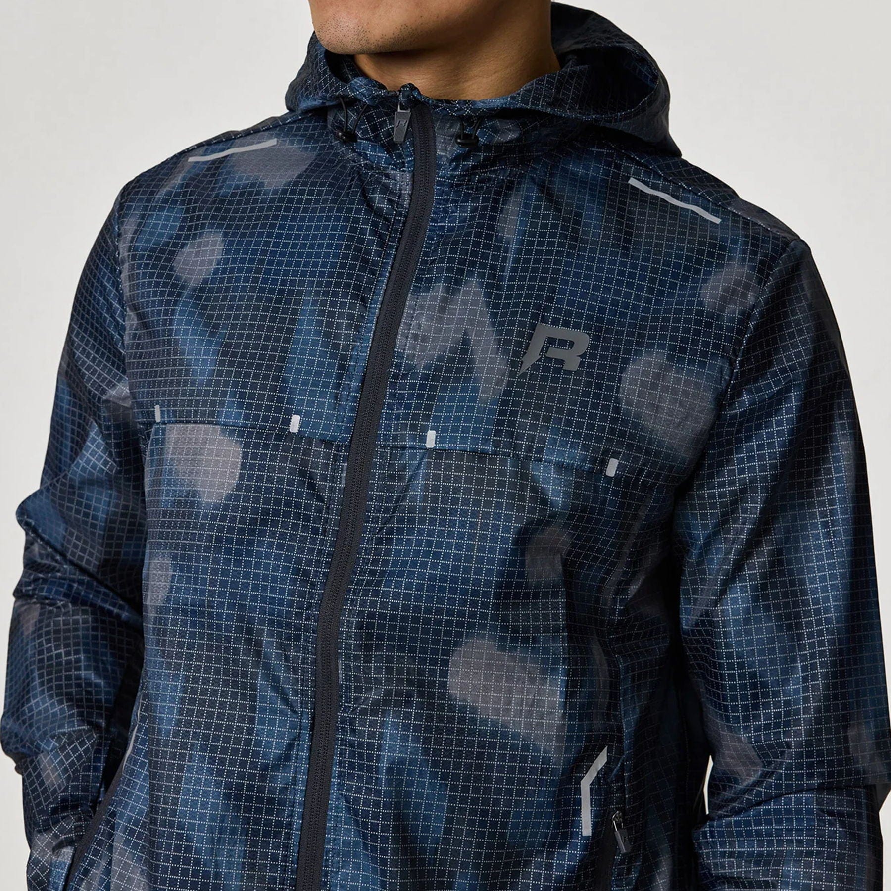 Reprimo Tide Windbreaker Jacket 'Navy' - Image 4
