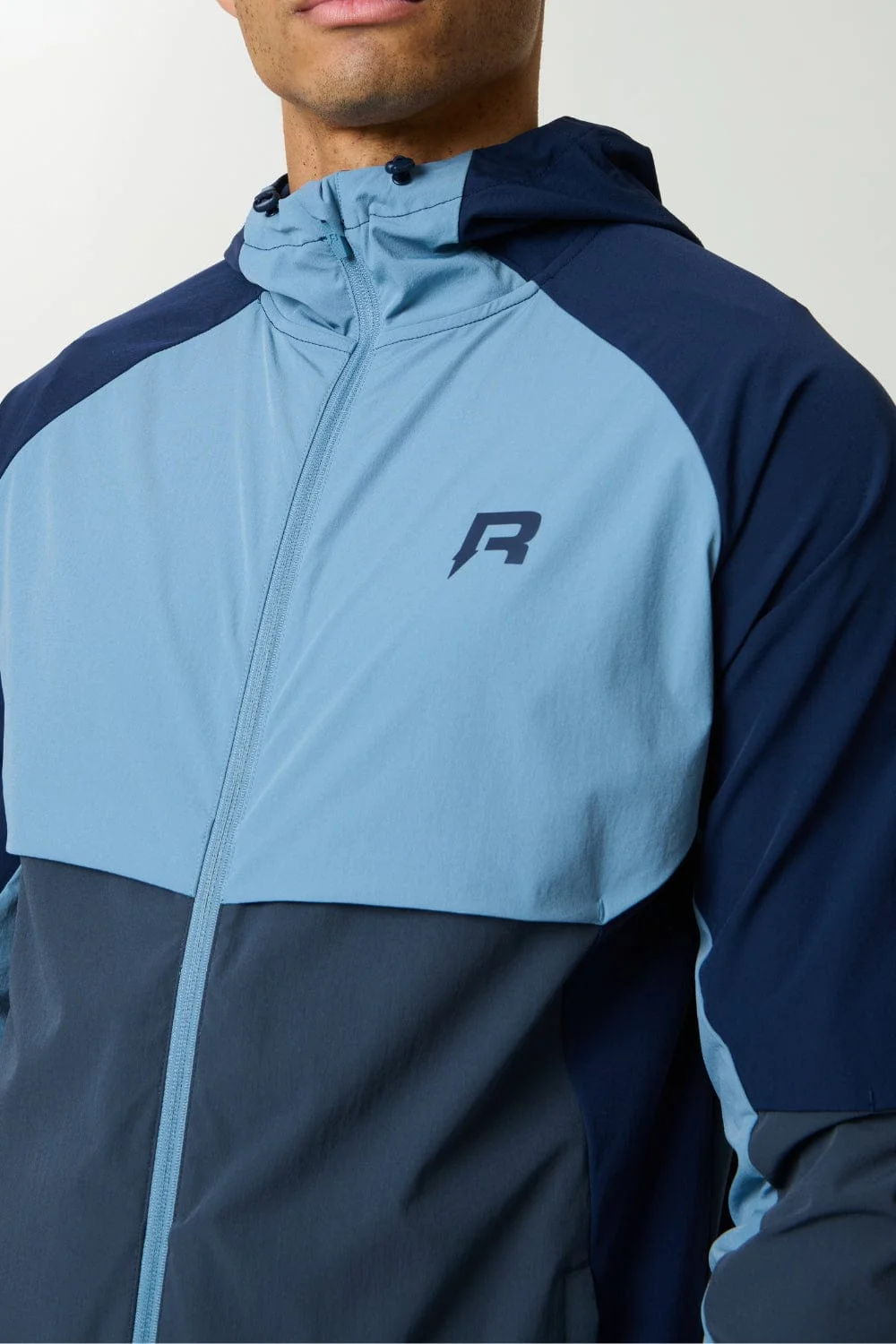 Reprimo Vortex Windbreaker Jacket 'Dusty Blue Ink Blue' - Image 2