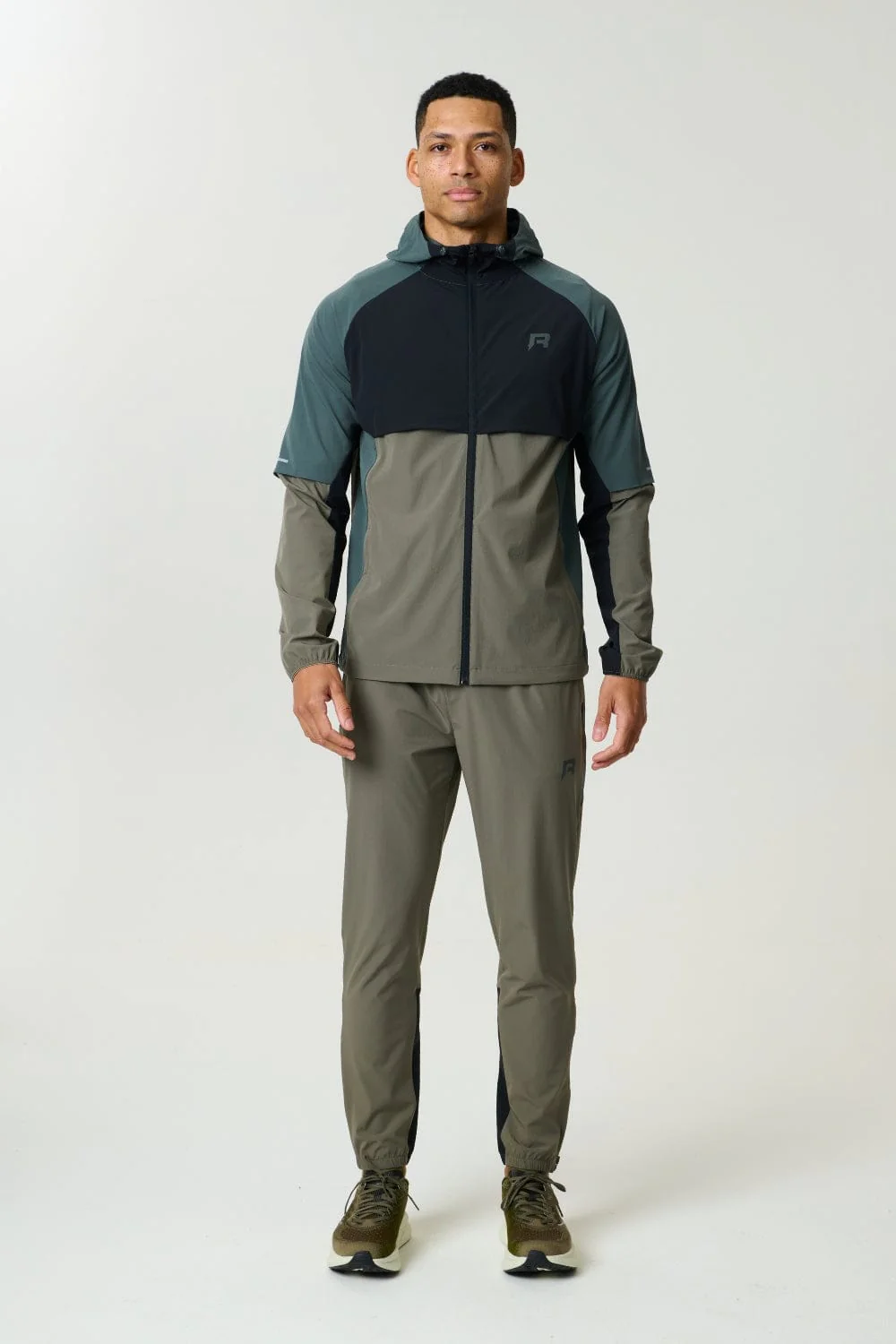 Reprimo Vortex Windbreaker Jacket 'Dark Moss Grey Velvet' - Image 4