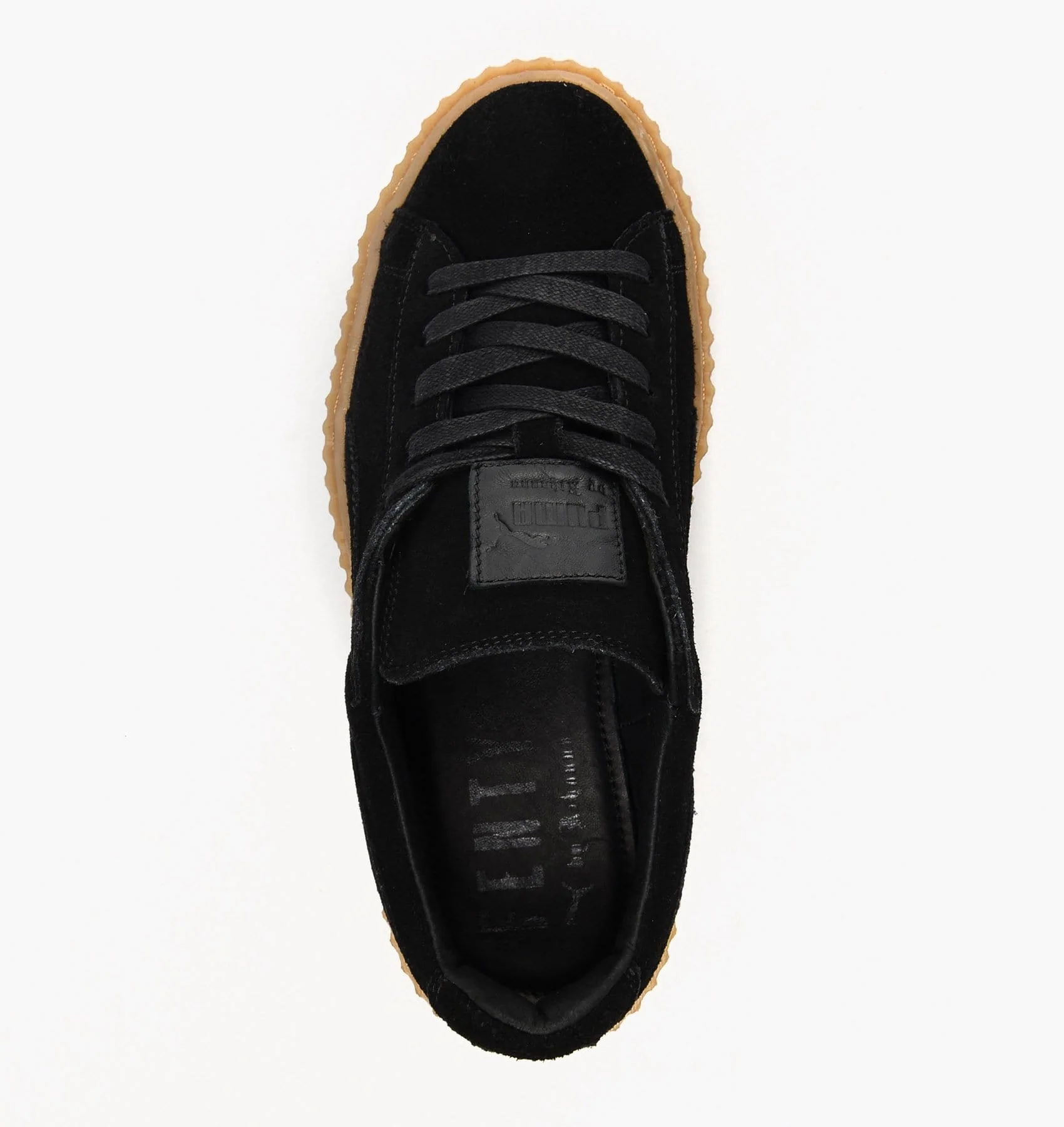 Rihanna x PUMA Suede Creeper Black-Gum - Image 3