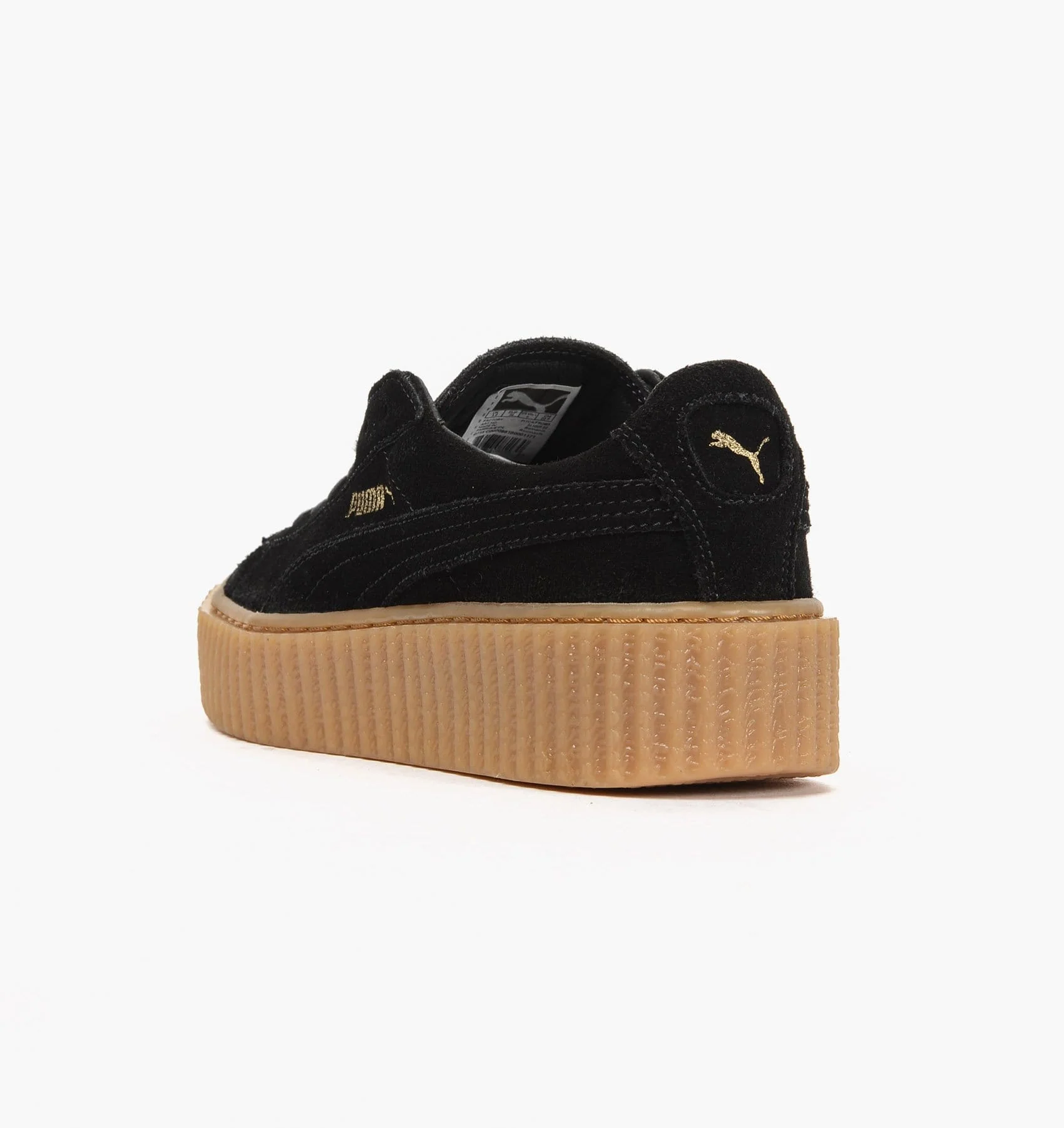 Rihanna x PUMA Suede Creeper Black-Gum - Image 4