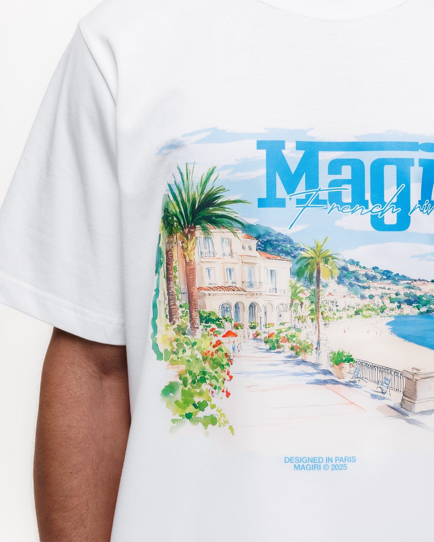 Magiri Rivera Printed T-Shirt 'White' - Image 6
