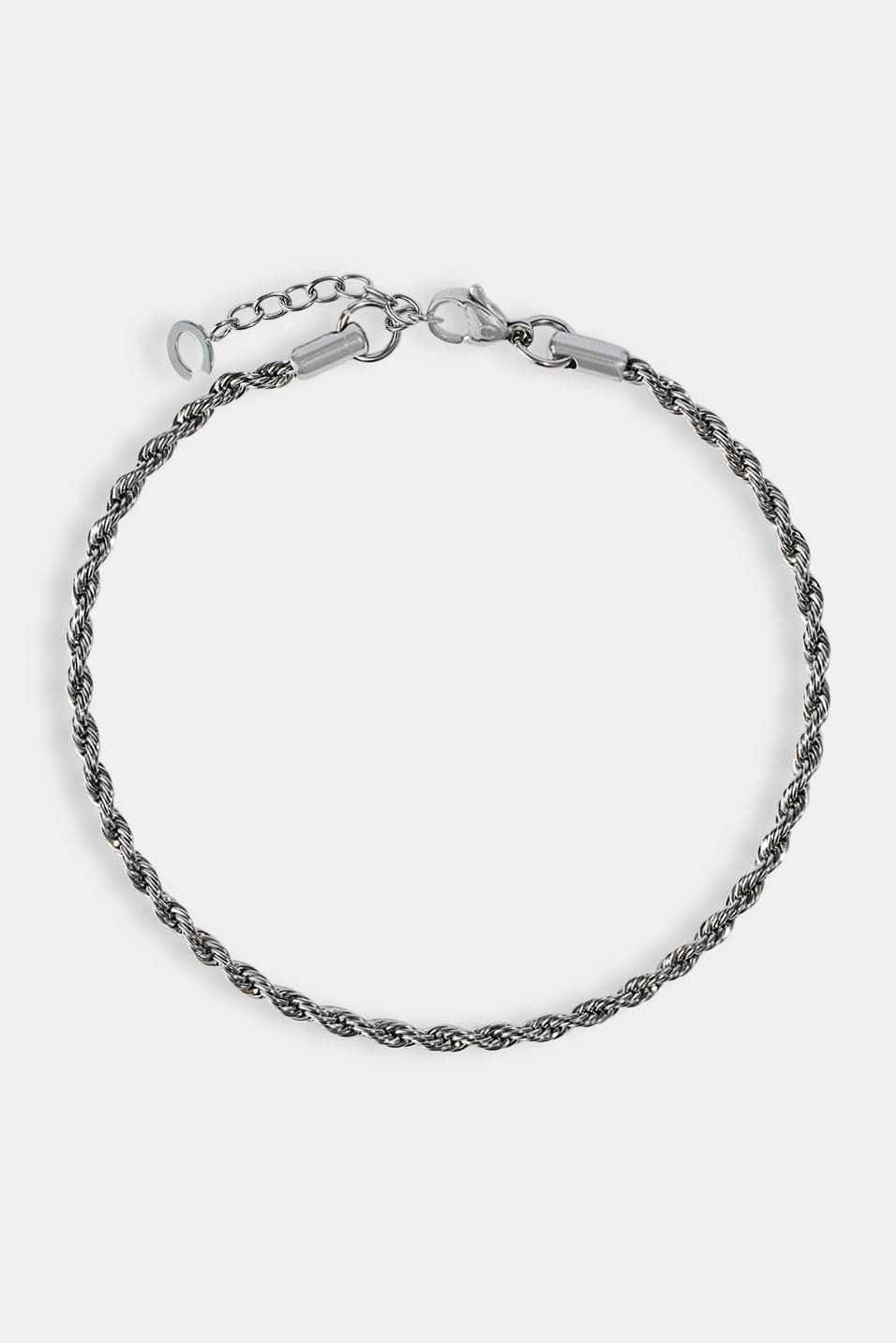 Cernucci Rope Bracelet - 3mm - White - Image 2
