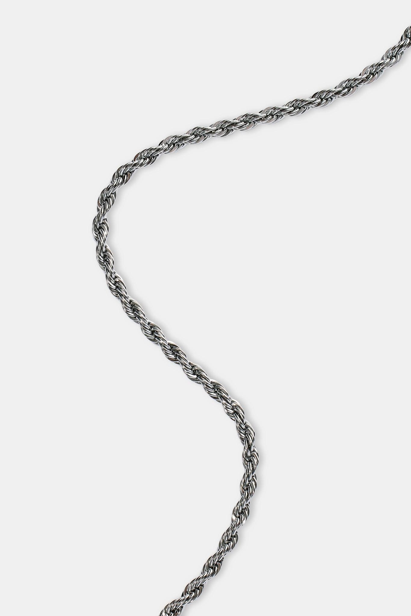 Cernucci Rope Bracelet - 3mm - White - Image 3