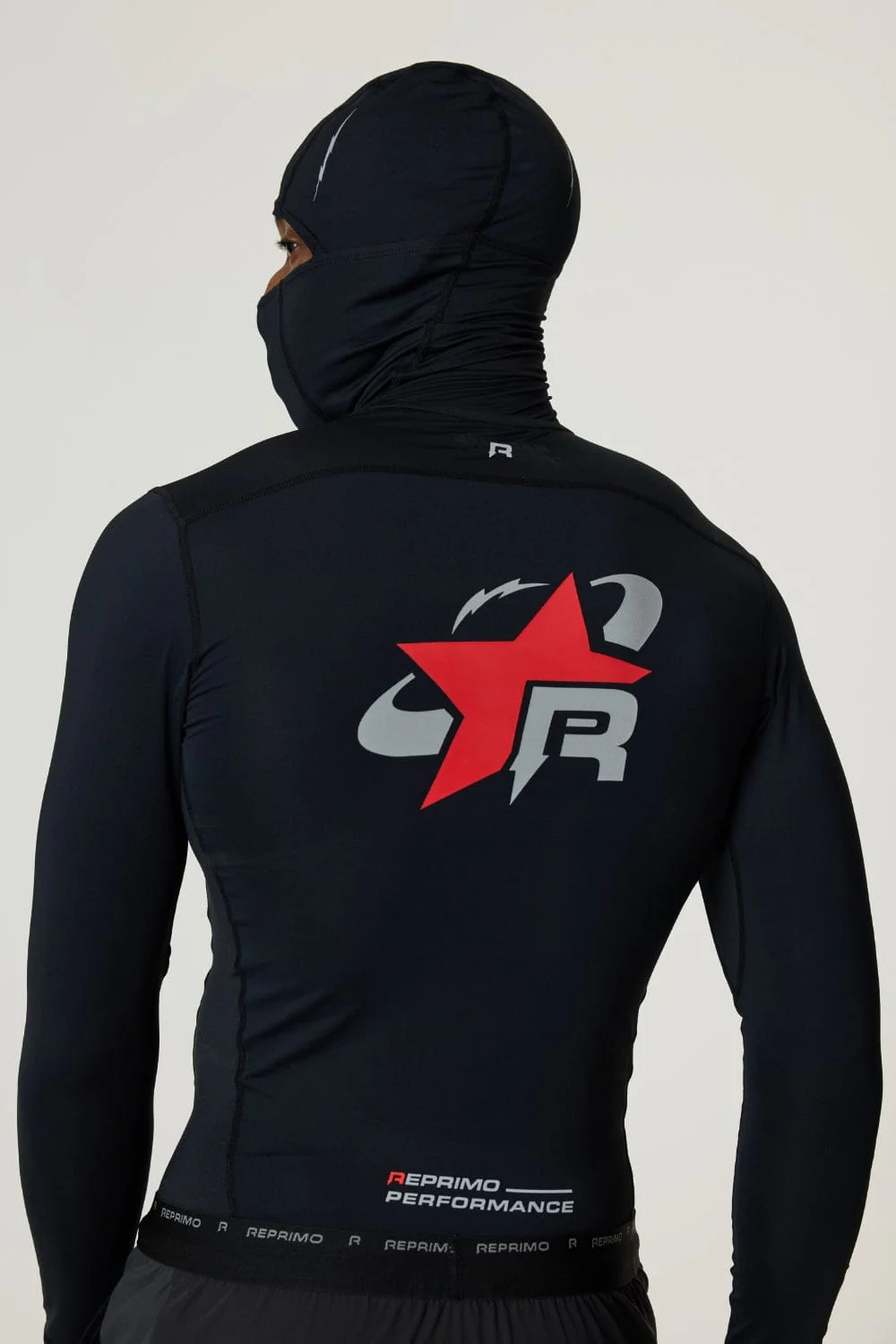 Reprimo RP Base-Layer Balaclava Hoodie 'Black Red' - Image 2