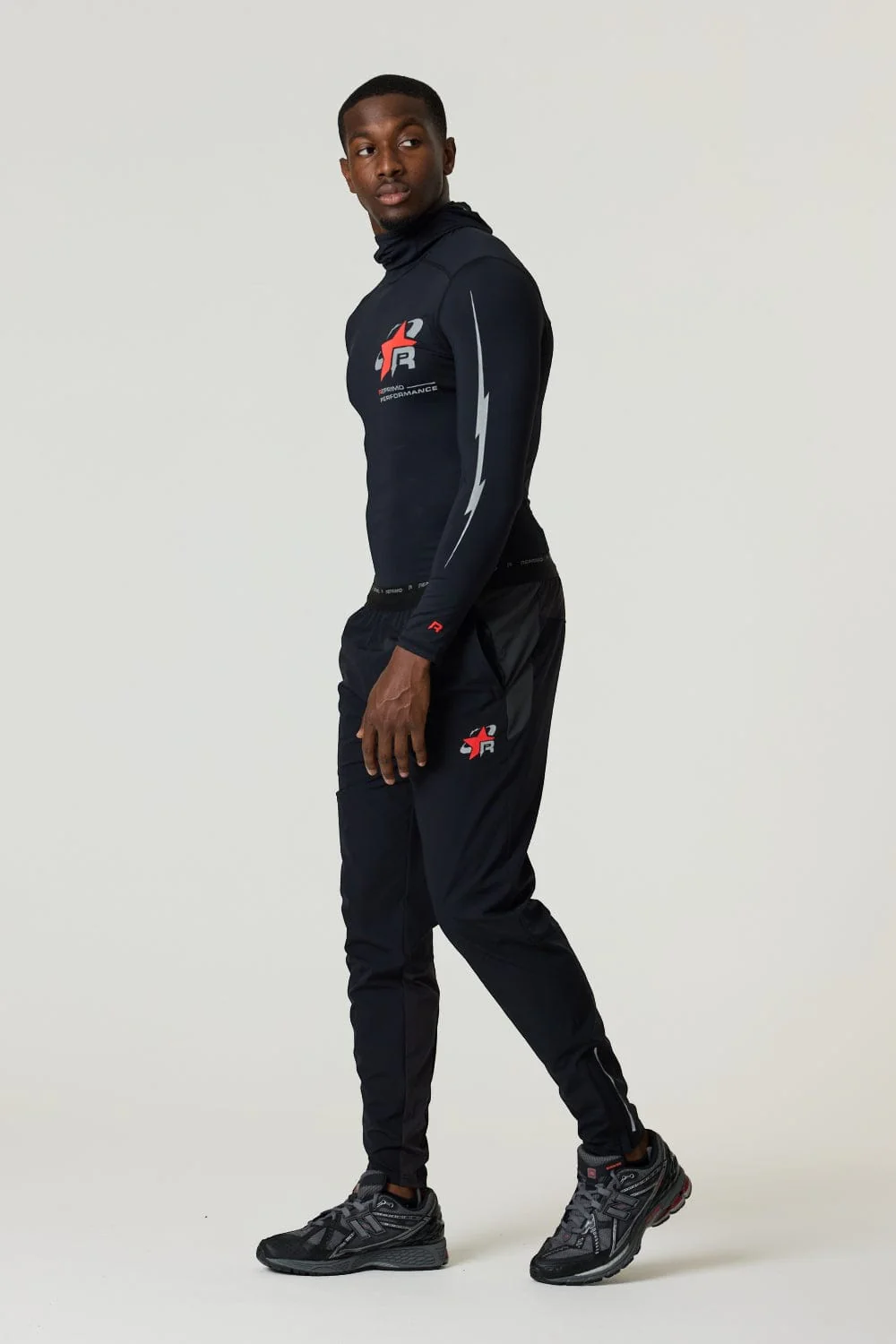 Reprimo RP Base-Layer Balaclava Hoodie 'Black Red' - Image 3