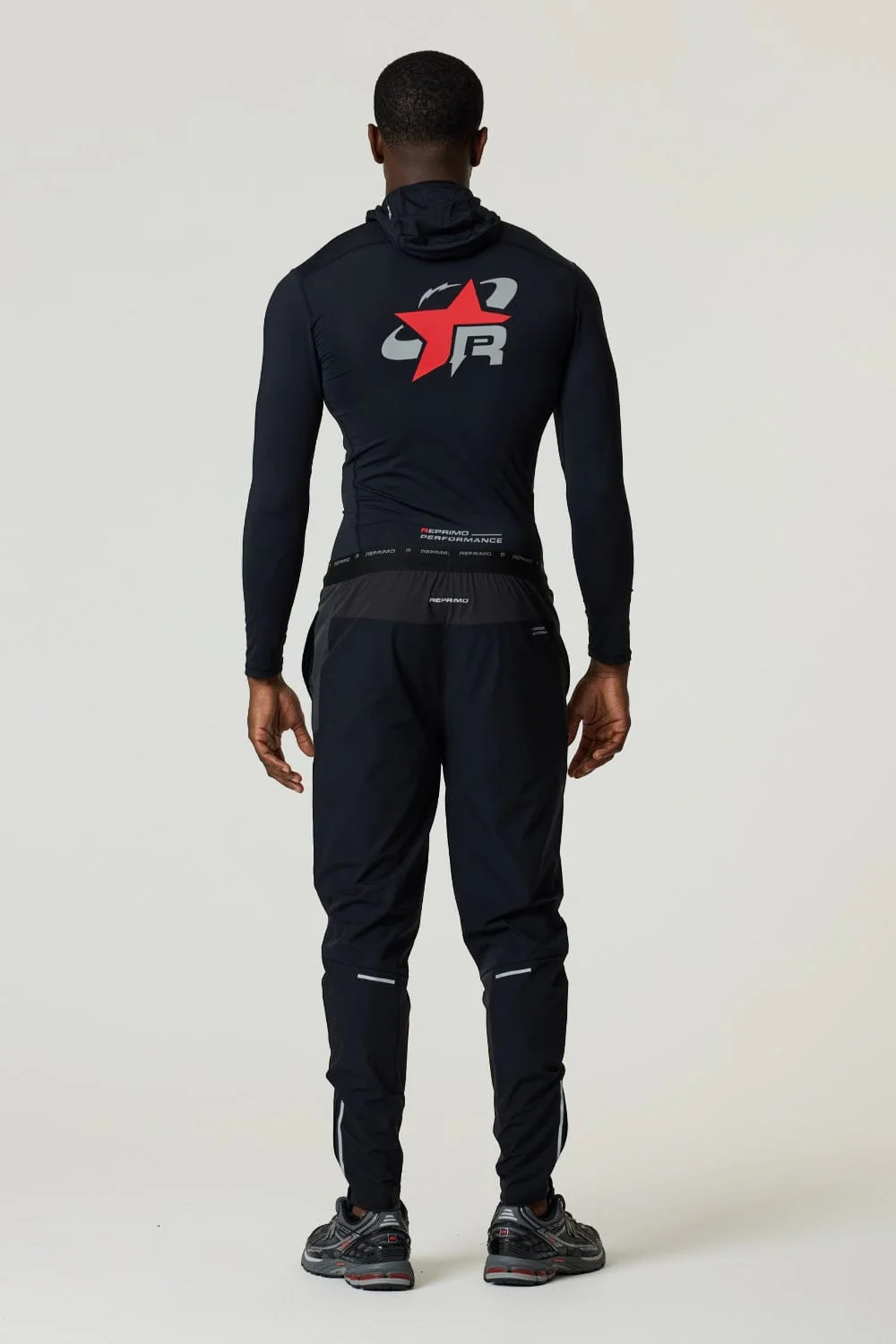 Reprimo RP Base-Layer Balaclava Hoodie 'Black Red' - Image 4