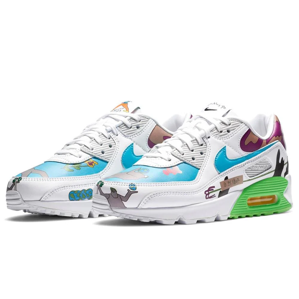 Ruohan Wang x Nike Air Max 90 Flyleather - Image 2