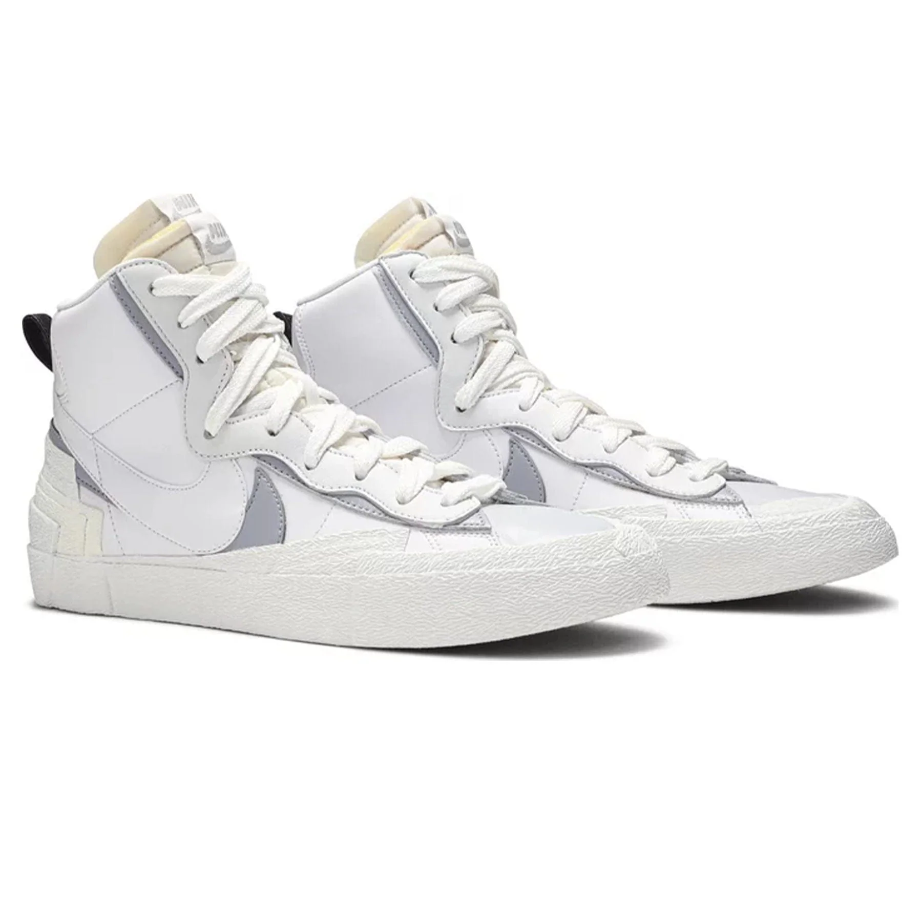 sacai x Blazer Mid 'White Grey' - Image 3