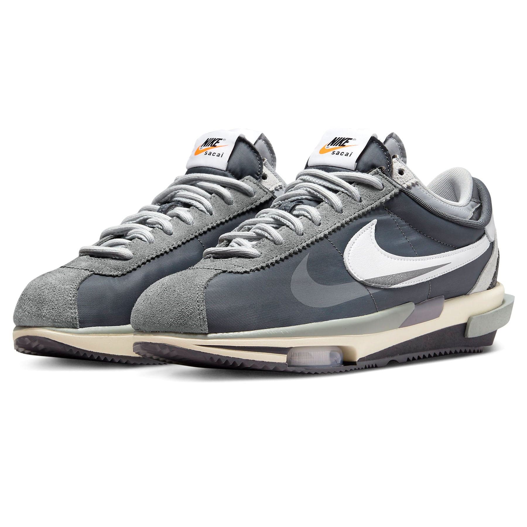 Nike Zoom Cortez SPx Sacai 'Iron Grey' - Image 2