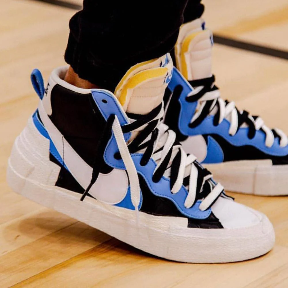 Sacai x Nike Blazer Mid 'Black Blue' - Image 7